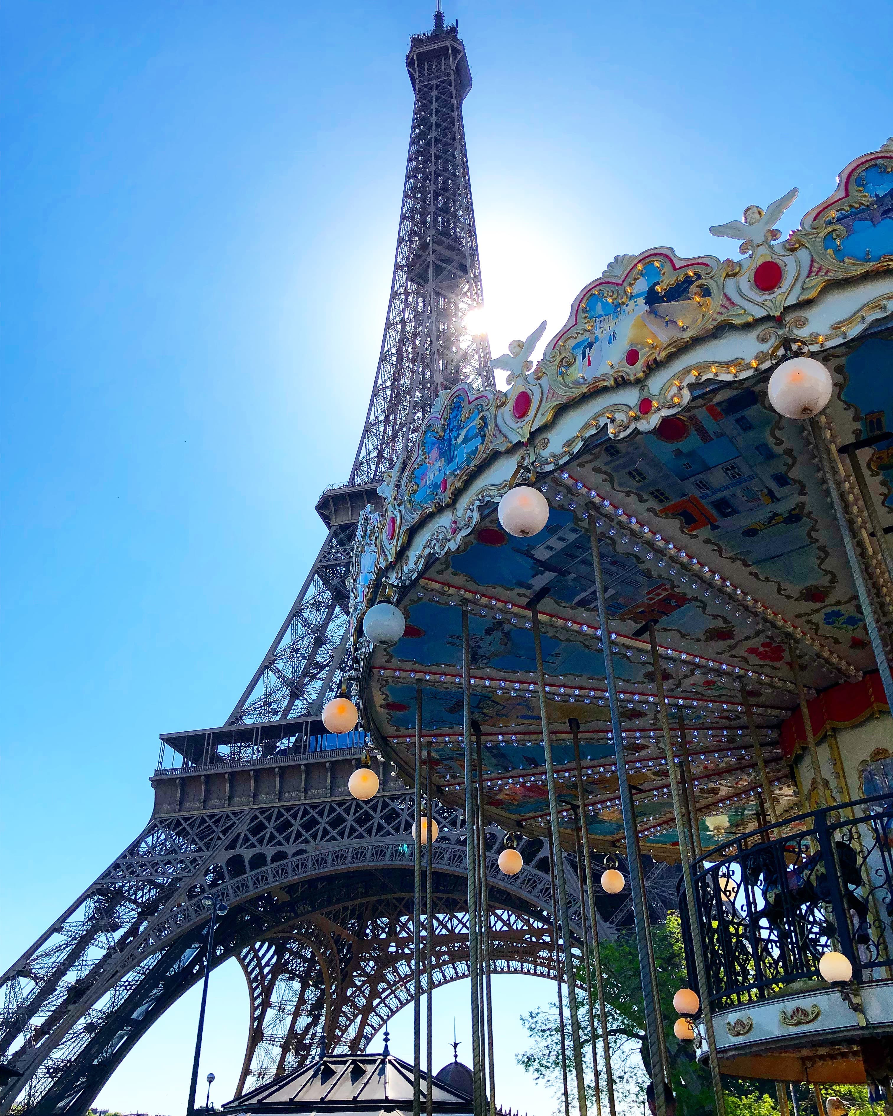 Beautiful view of Eiffle tower