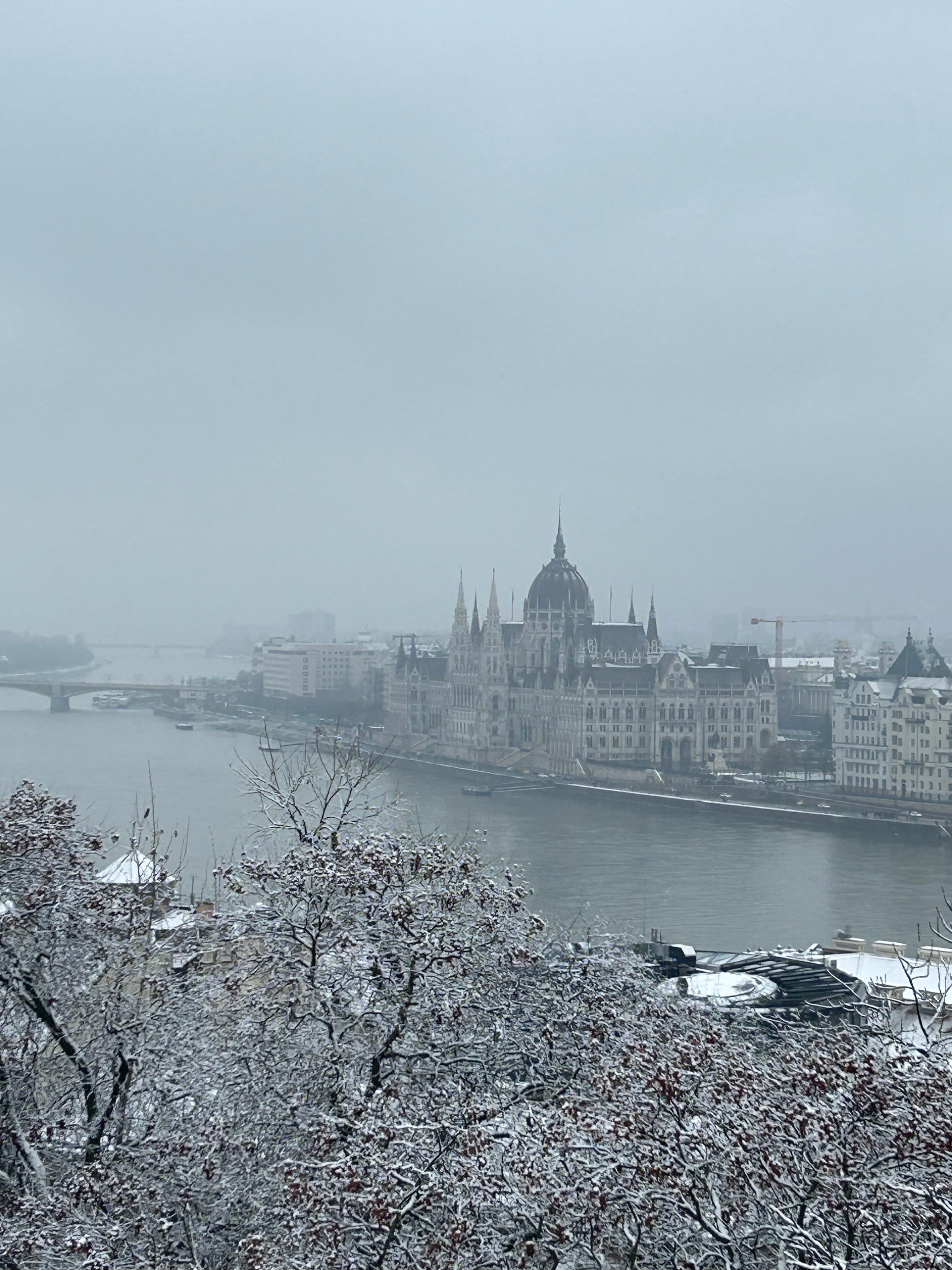 View of the Hungarian Parliament Building