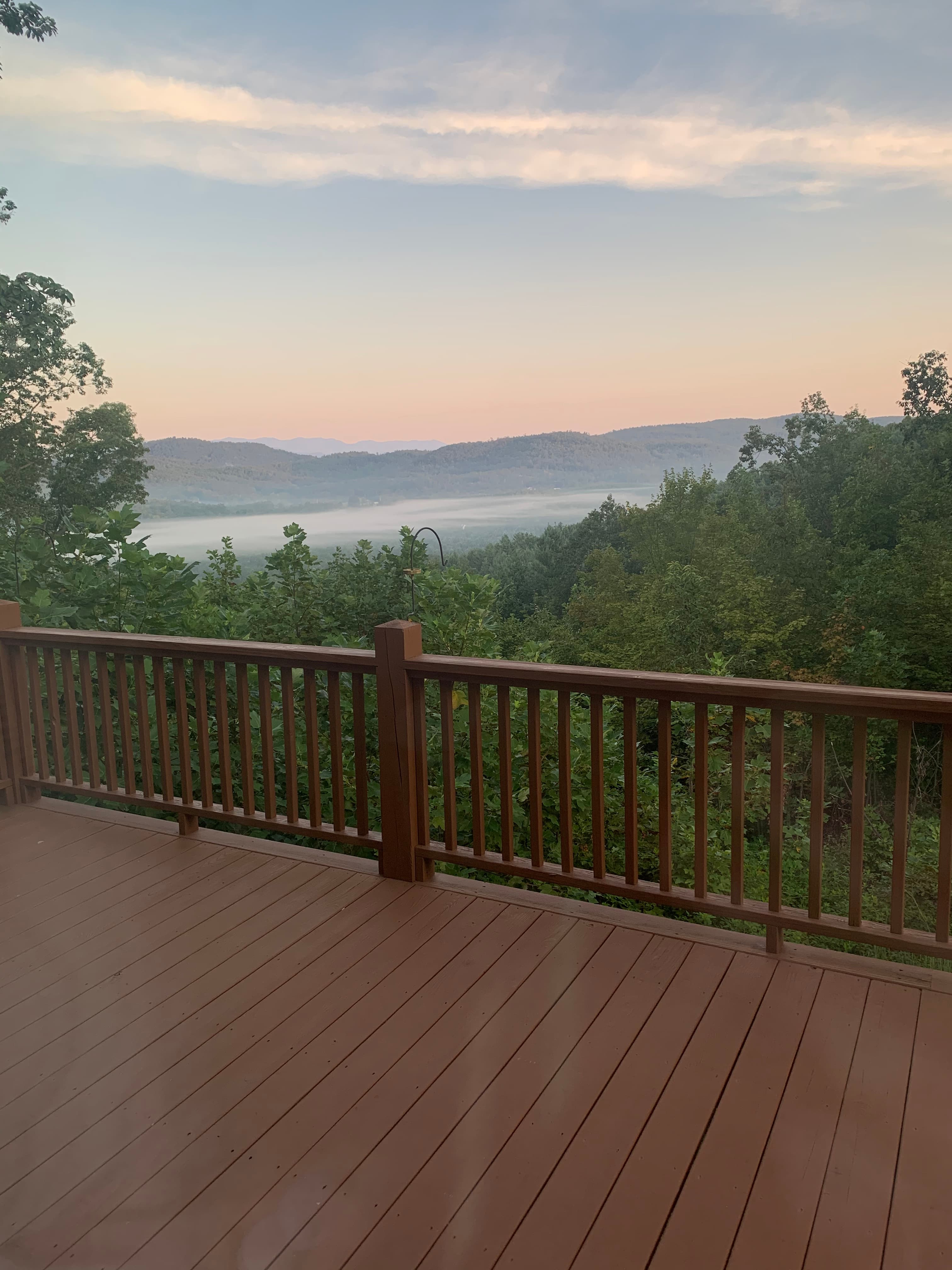 Beautiful view from the deck