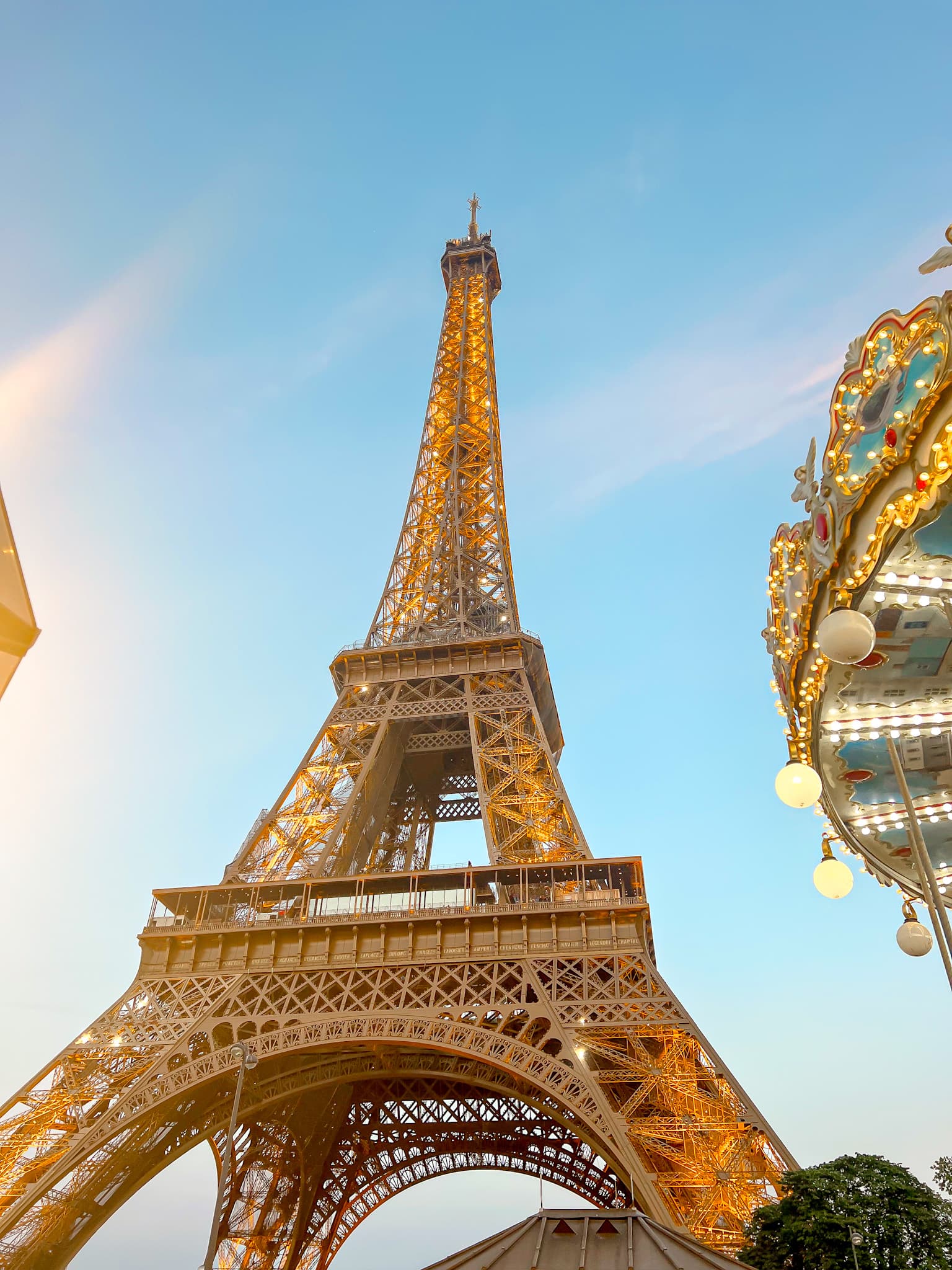 View of the Eiffel Tower
