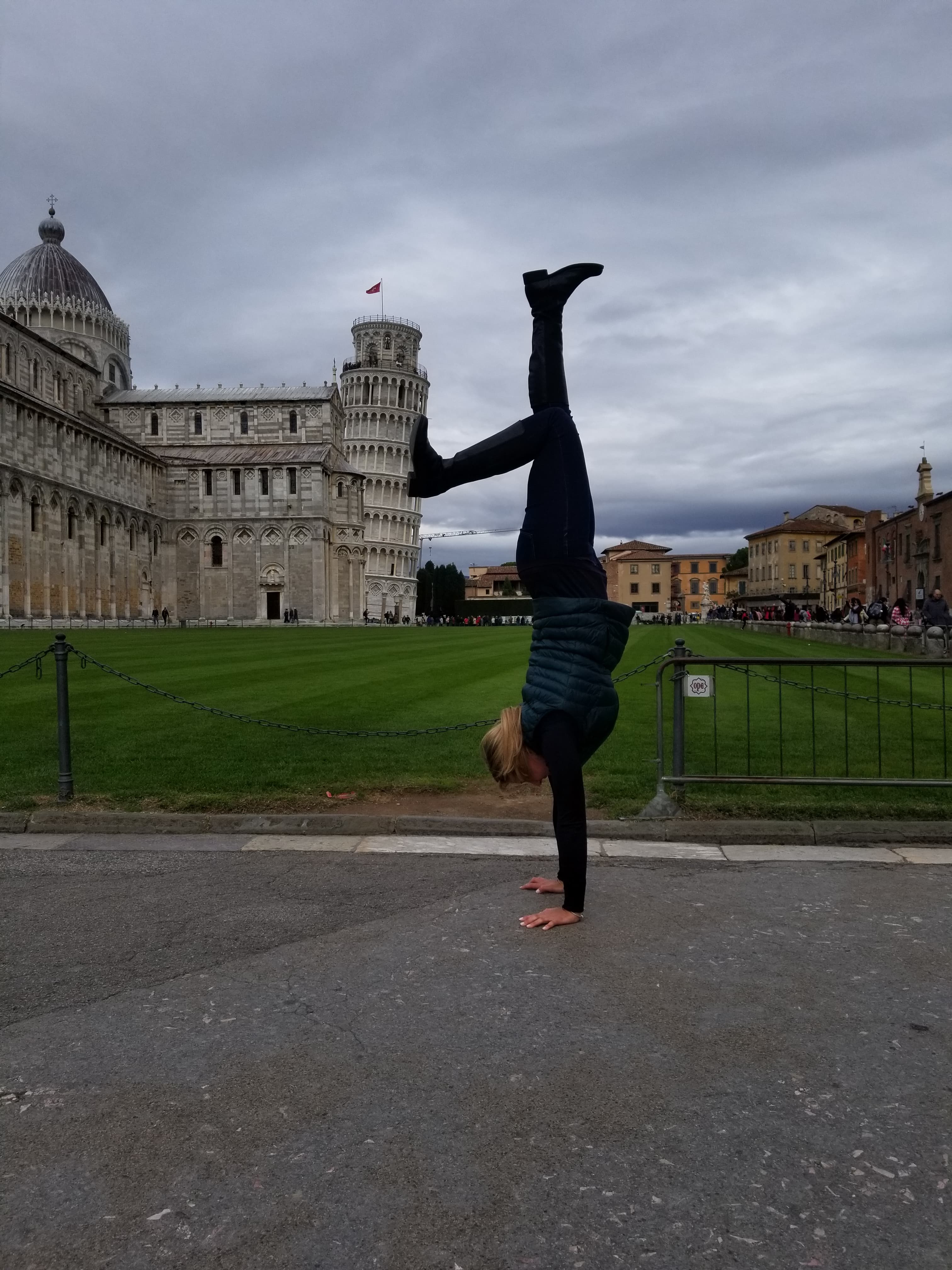 Picture of Joy at leaning power of pisa