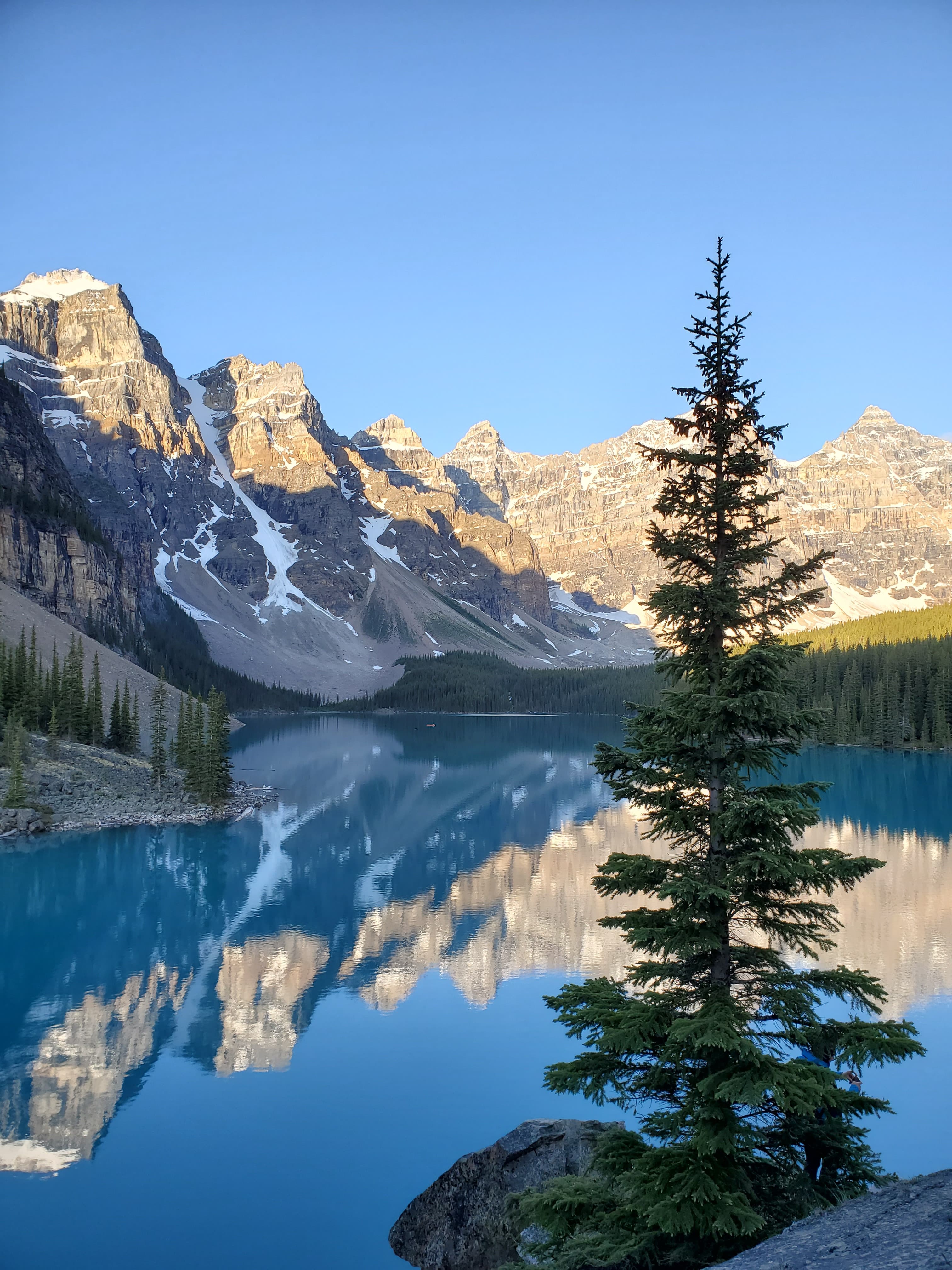 Beautiful view of Moraine Lake