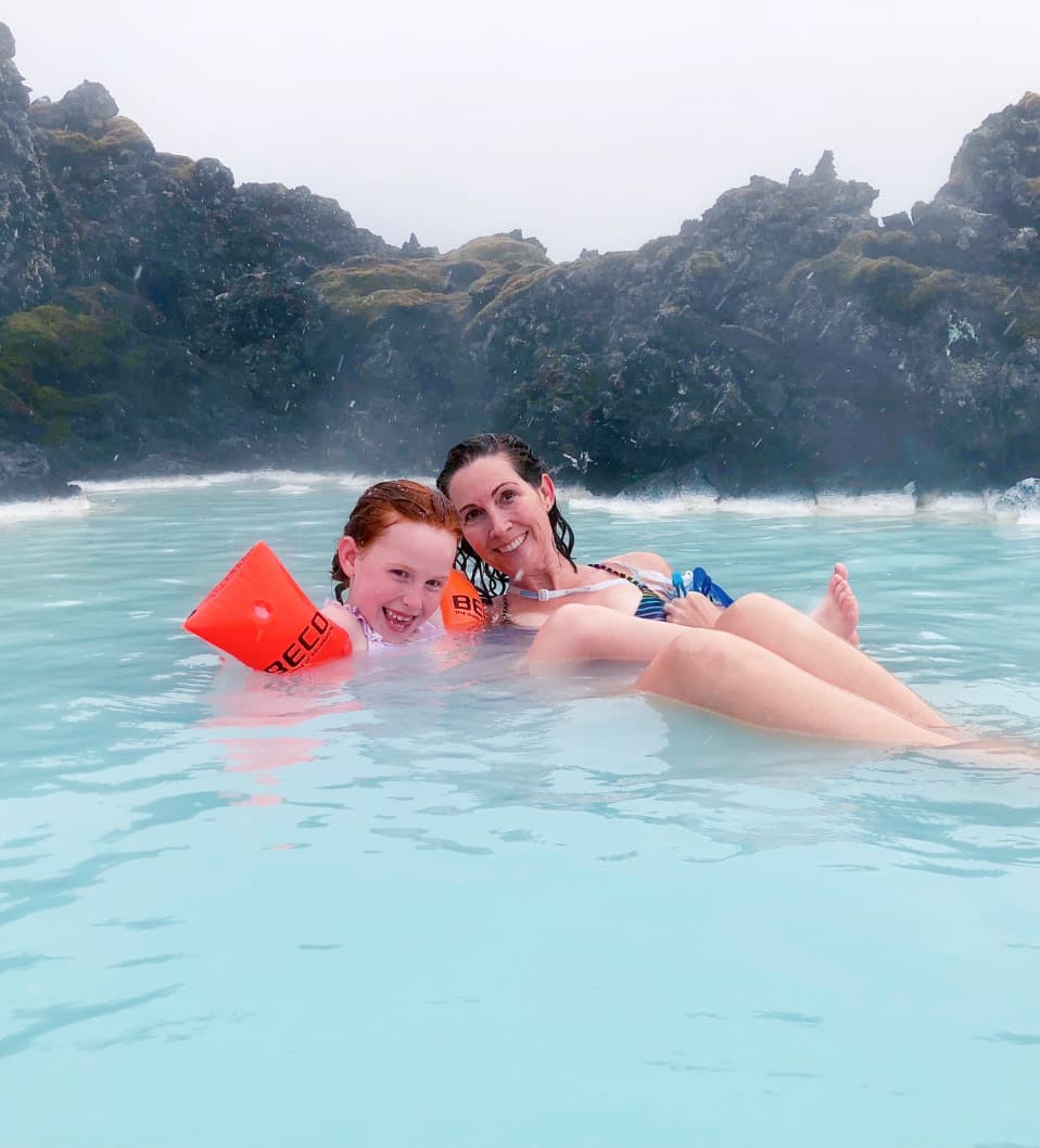 Picture of Chanin swimming