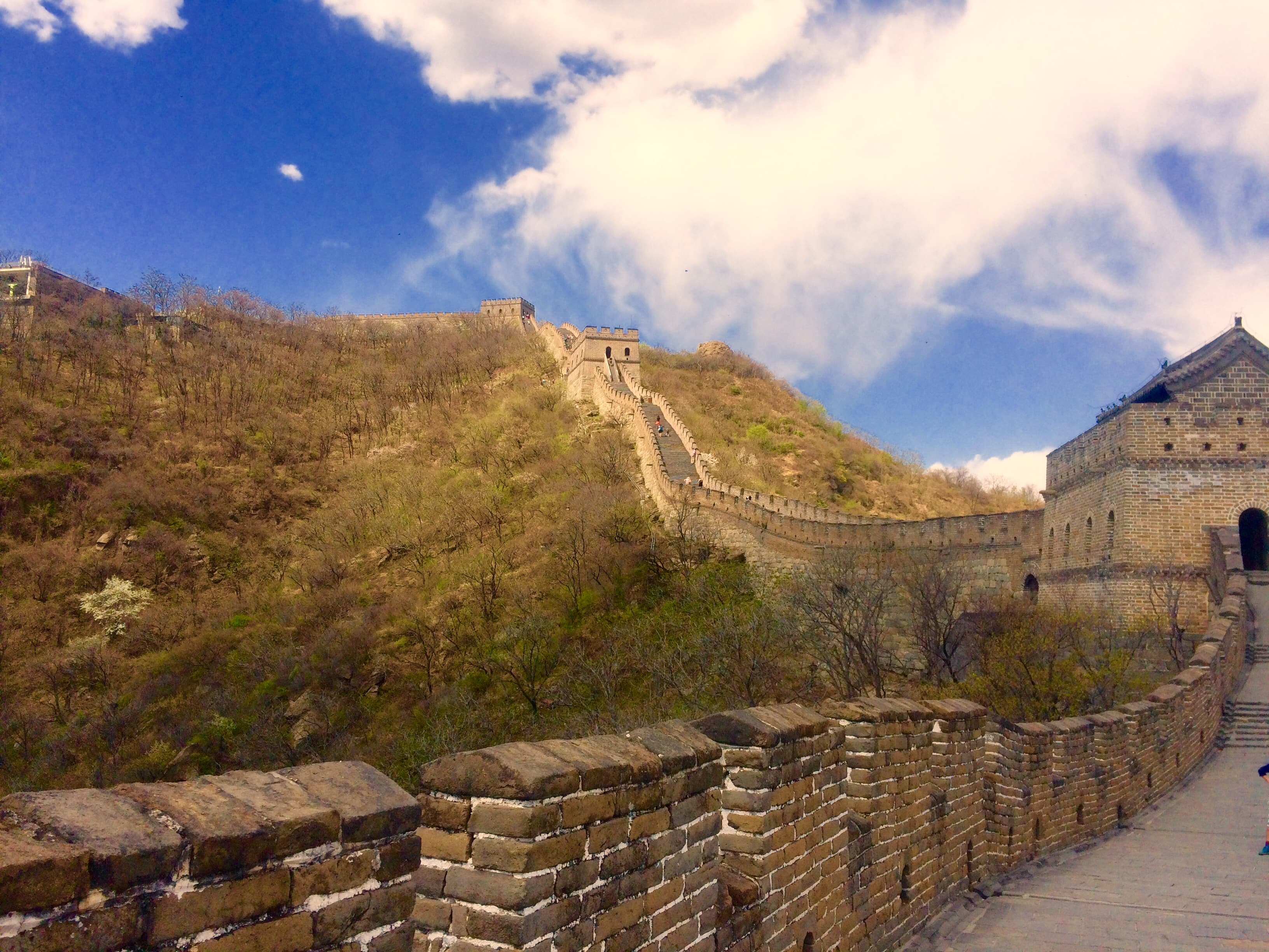 View of the Great Wall of China