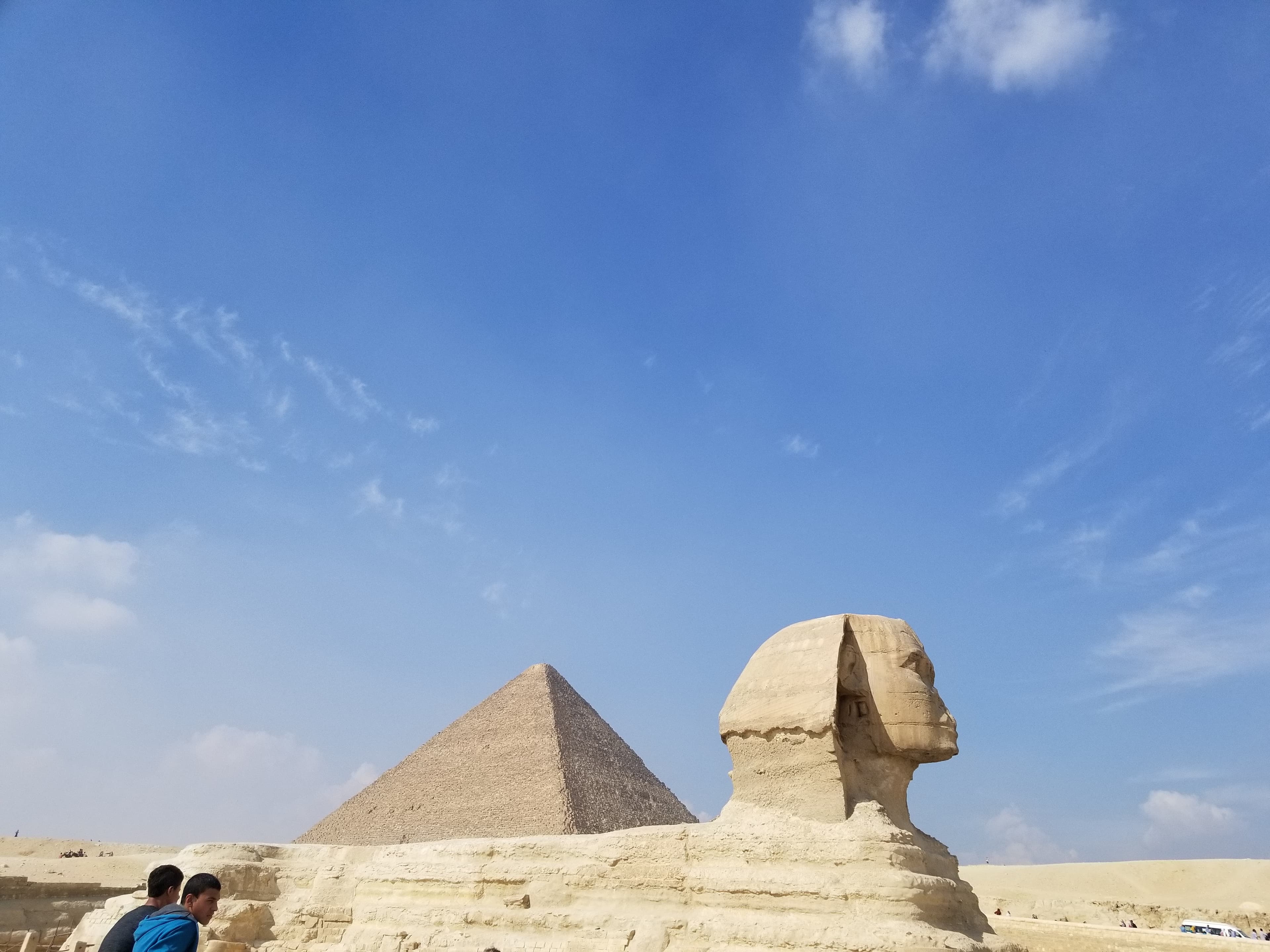 View of the Great Sphinx of Giza