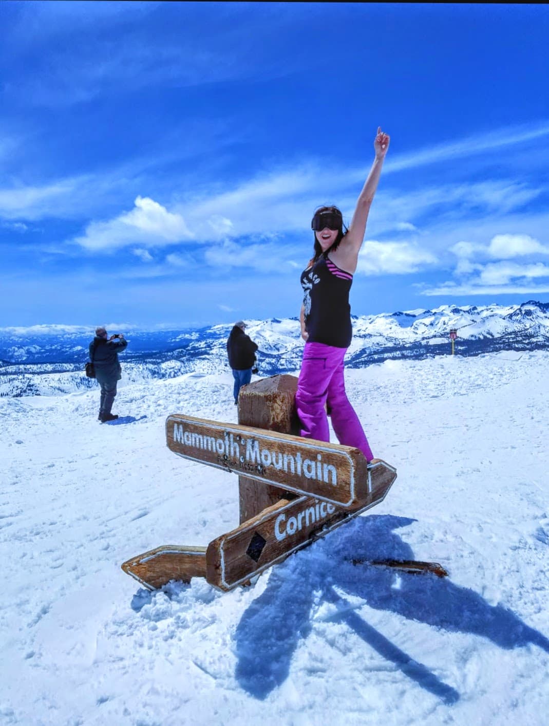 Picture of Amanada at mountain