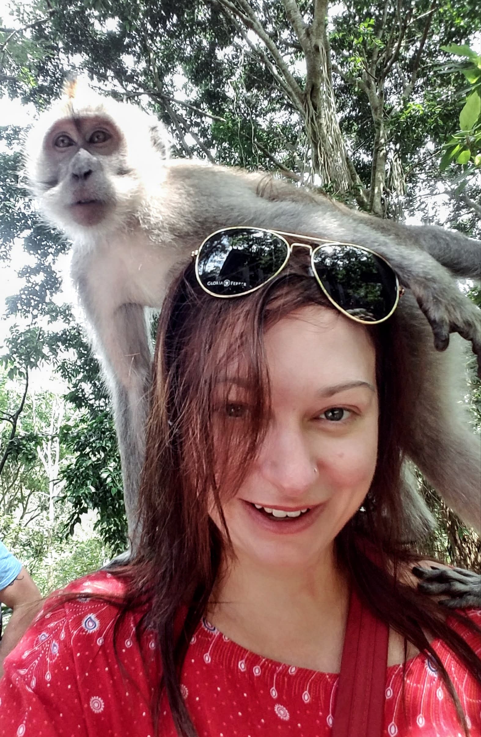 Picture of Amanada with monkey
