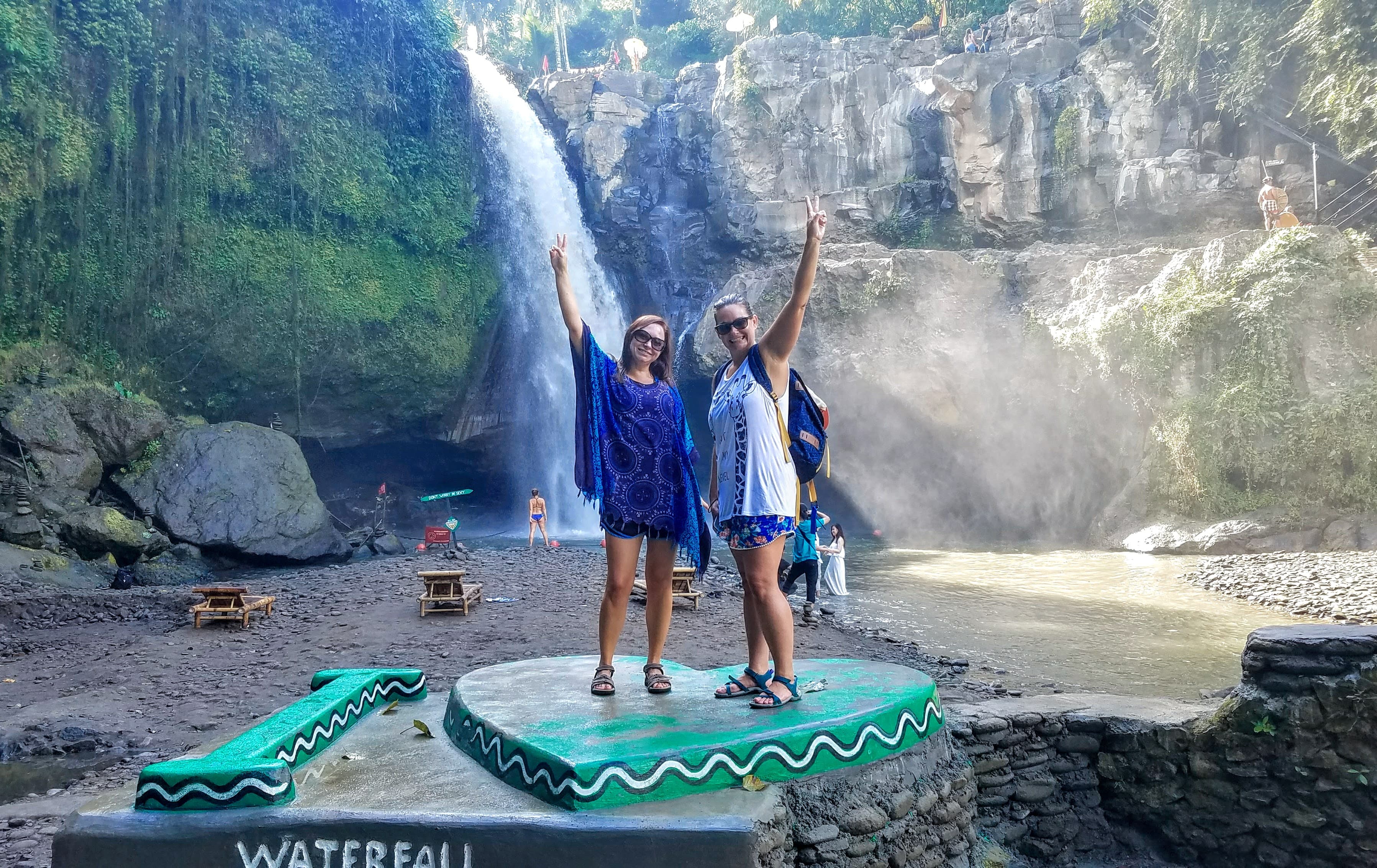 Picture of Amanda at Tegenungan Waterfall