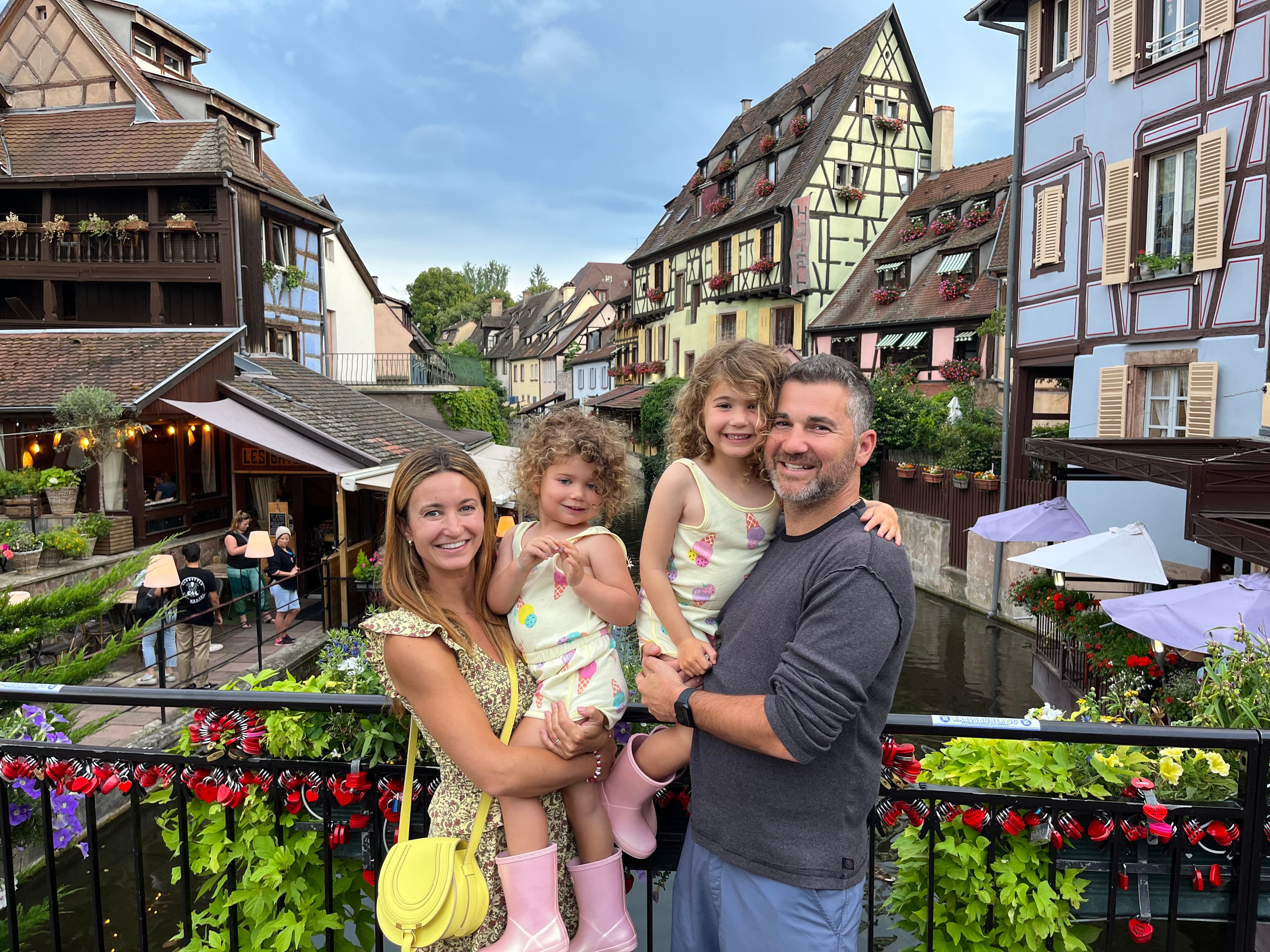 Picture of Meghan with family in france