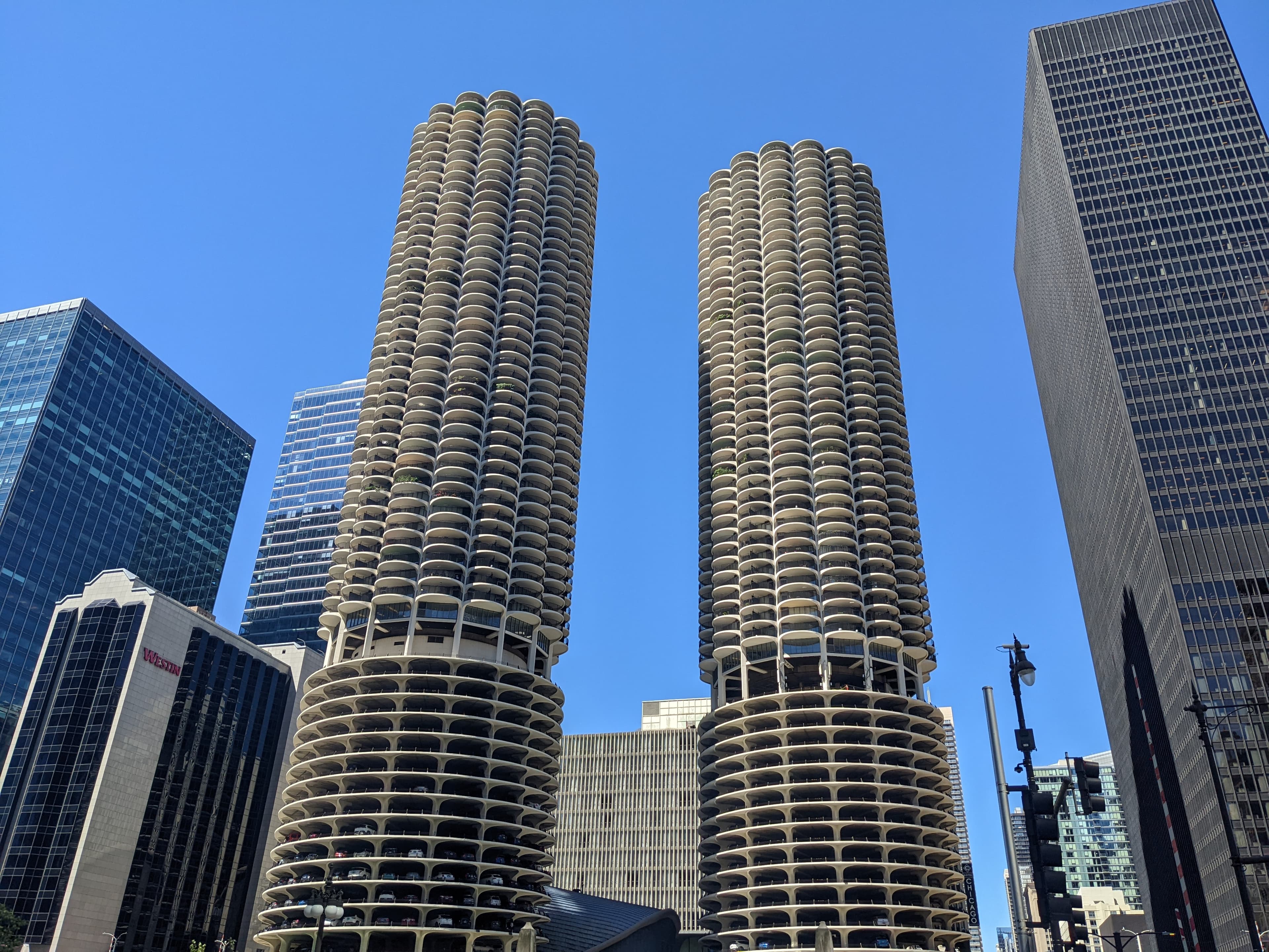 Beautiful view of Marina tower