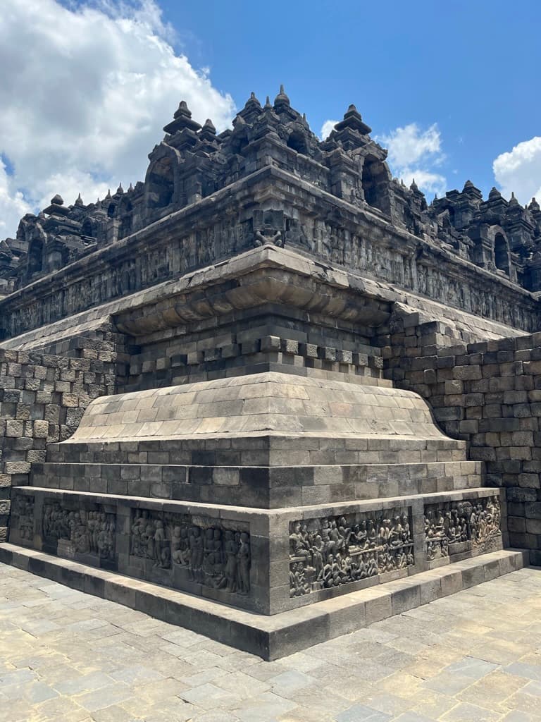 Beautiful view of Borobudur Temple