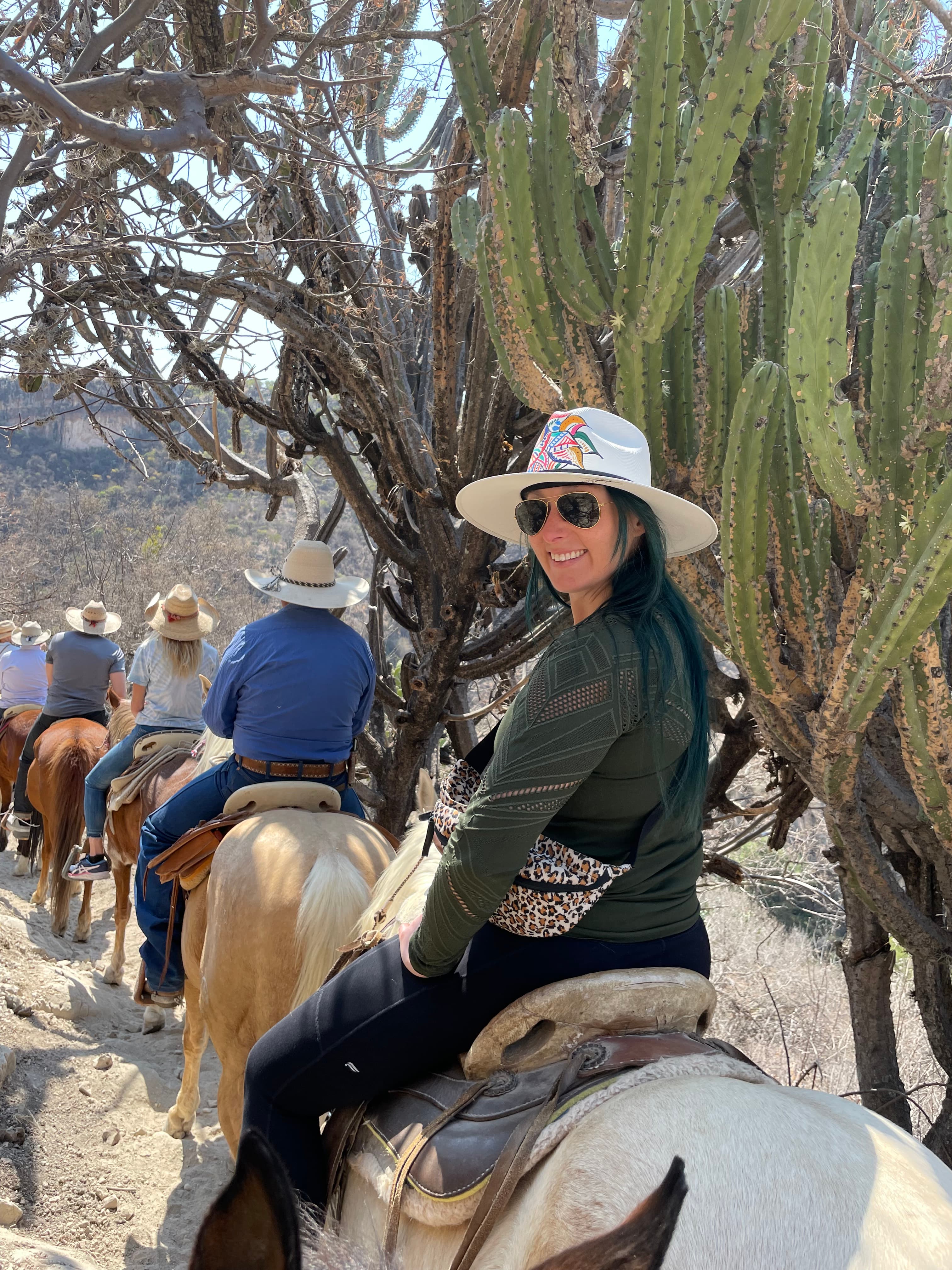 Picture of Kelly riding a horse