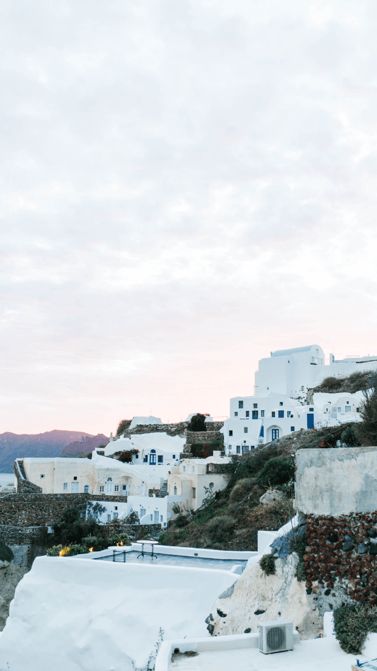 Beautiful view of Santorini