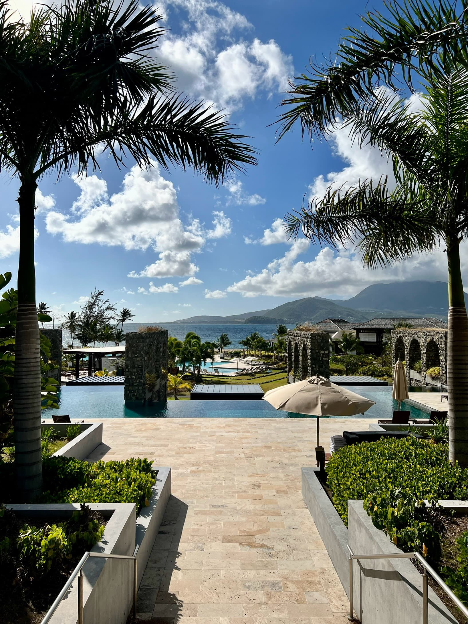 Beautiful view of the pool area