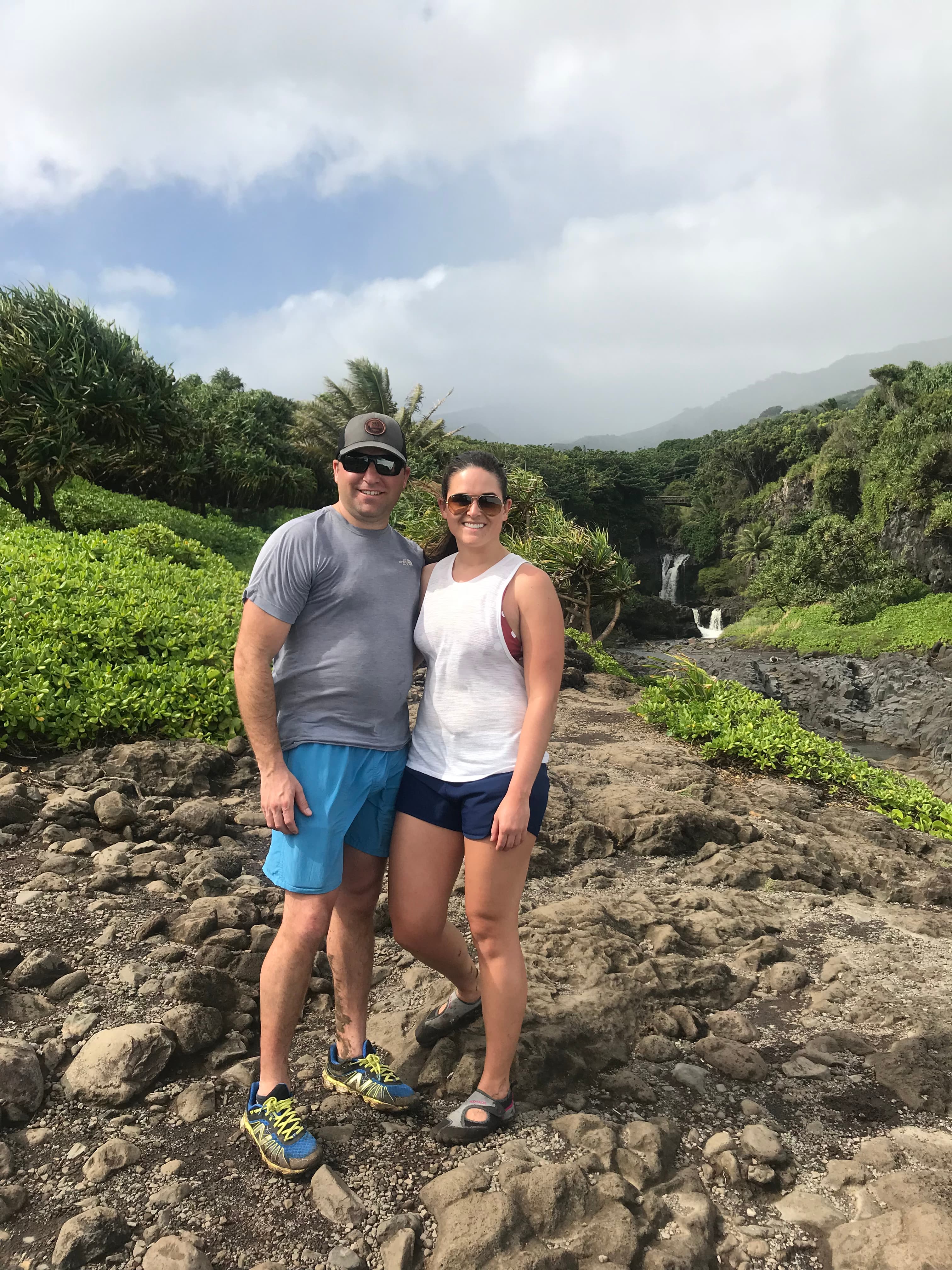 Posing for a couple photo