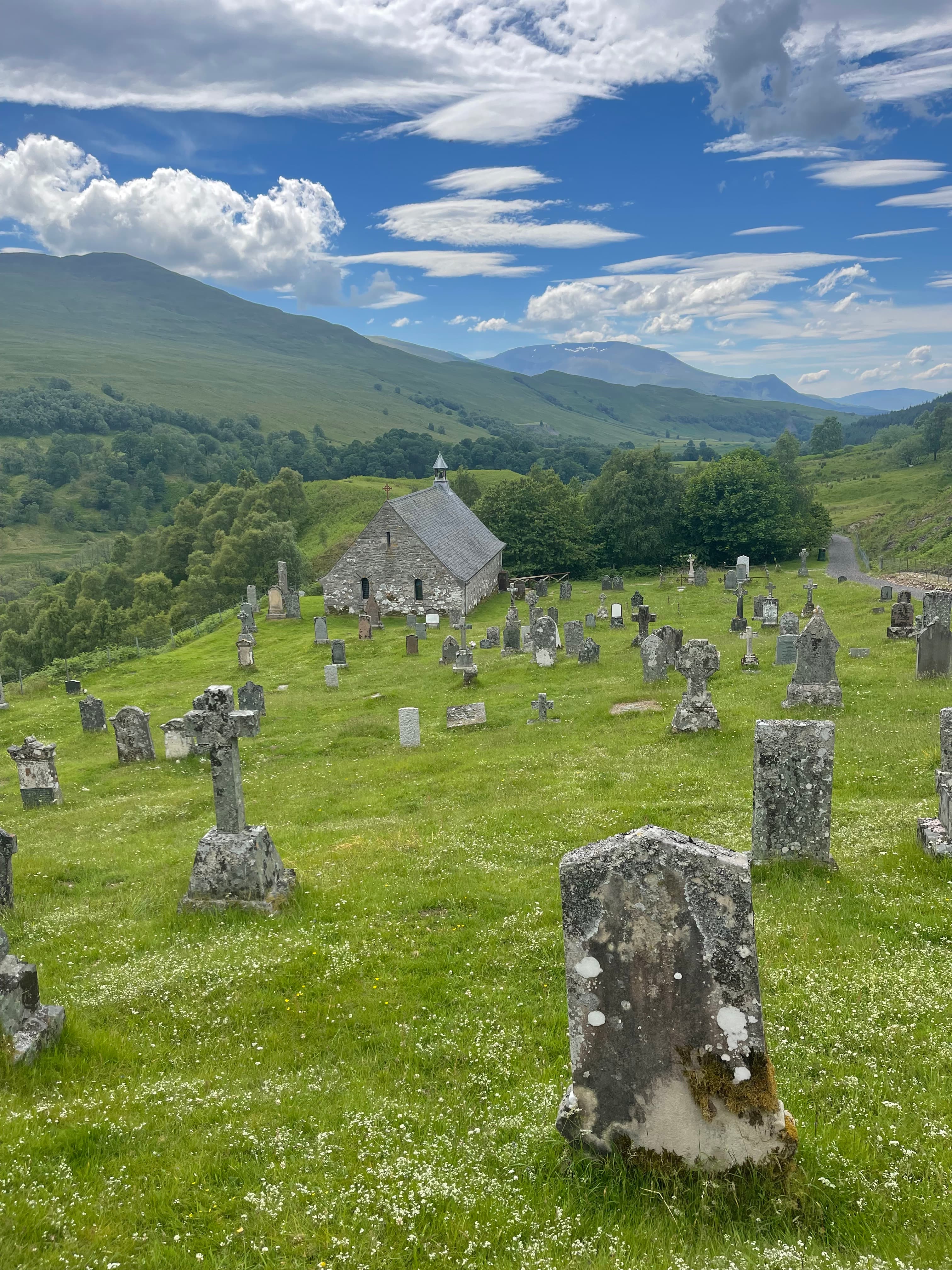 View of Cille Choirill Church