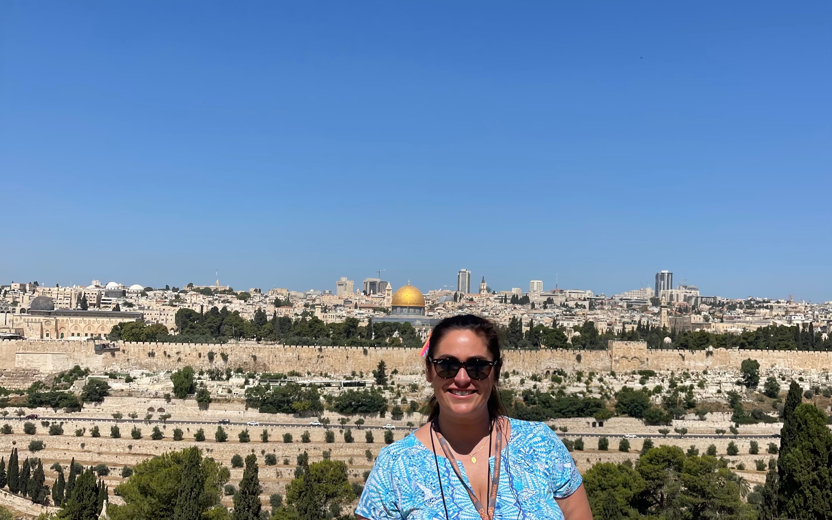 Beautiful view of Jerusalem city