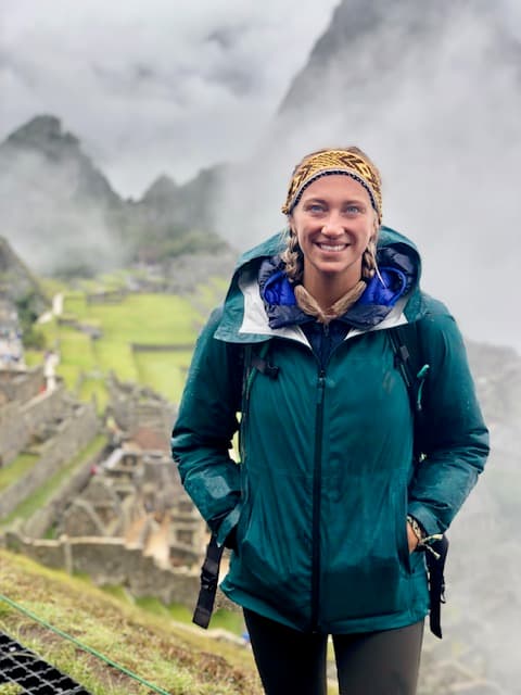 Picture of Mckenzie visiting Historic Sanctuary of Machu Picchu