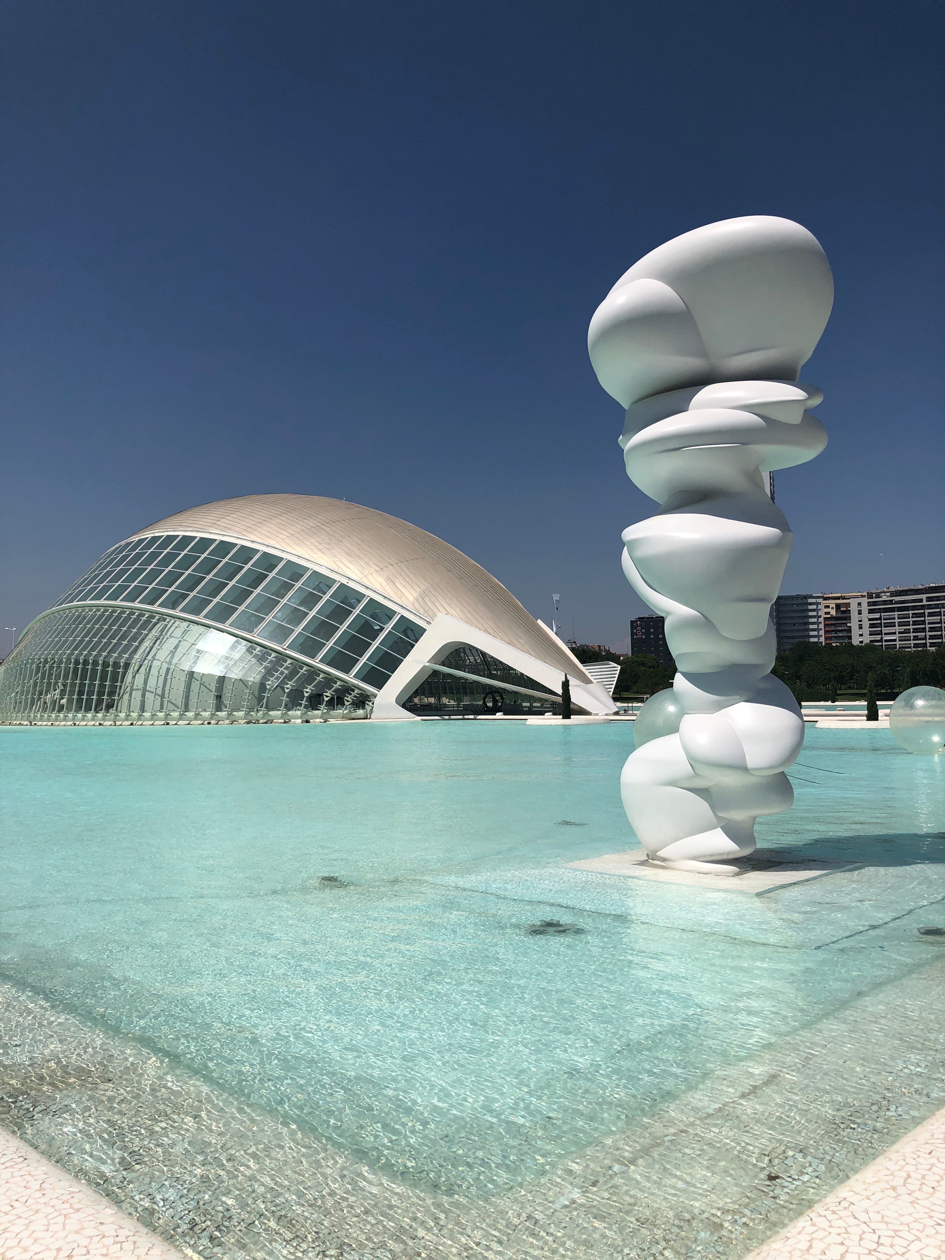 Bsautiful view of Ciudad de las Artes y las Ciencias