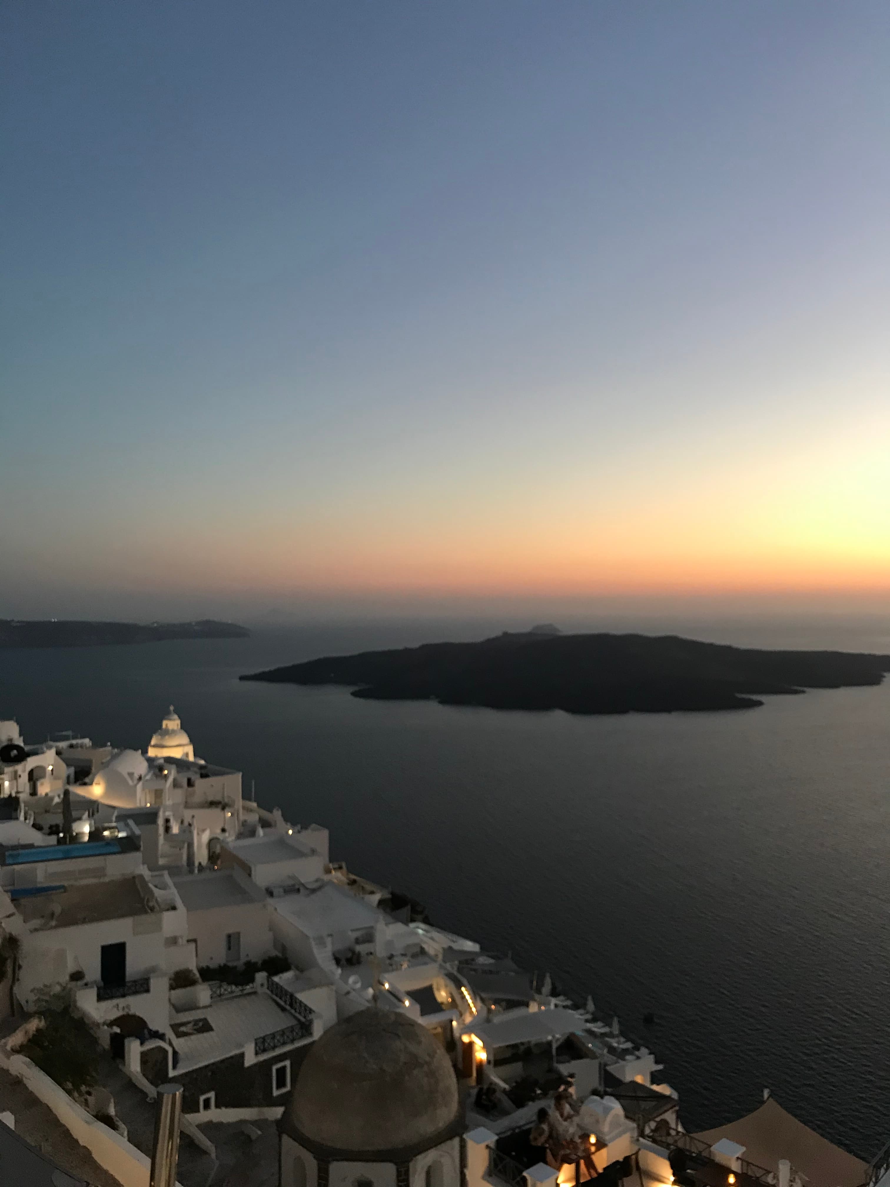 Beautiful view of sunset