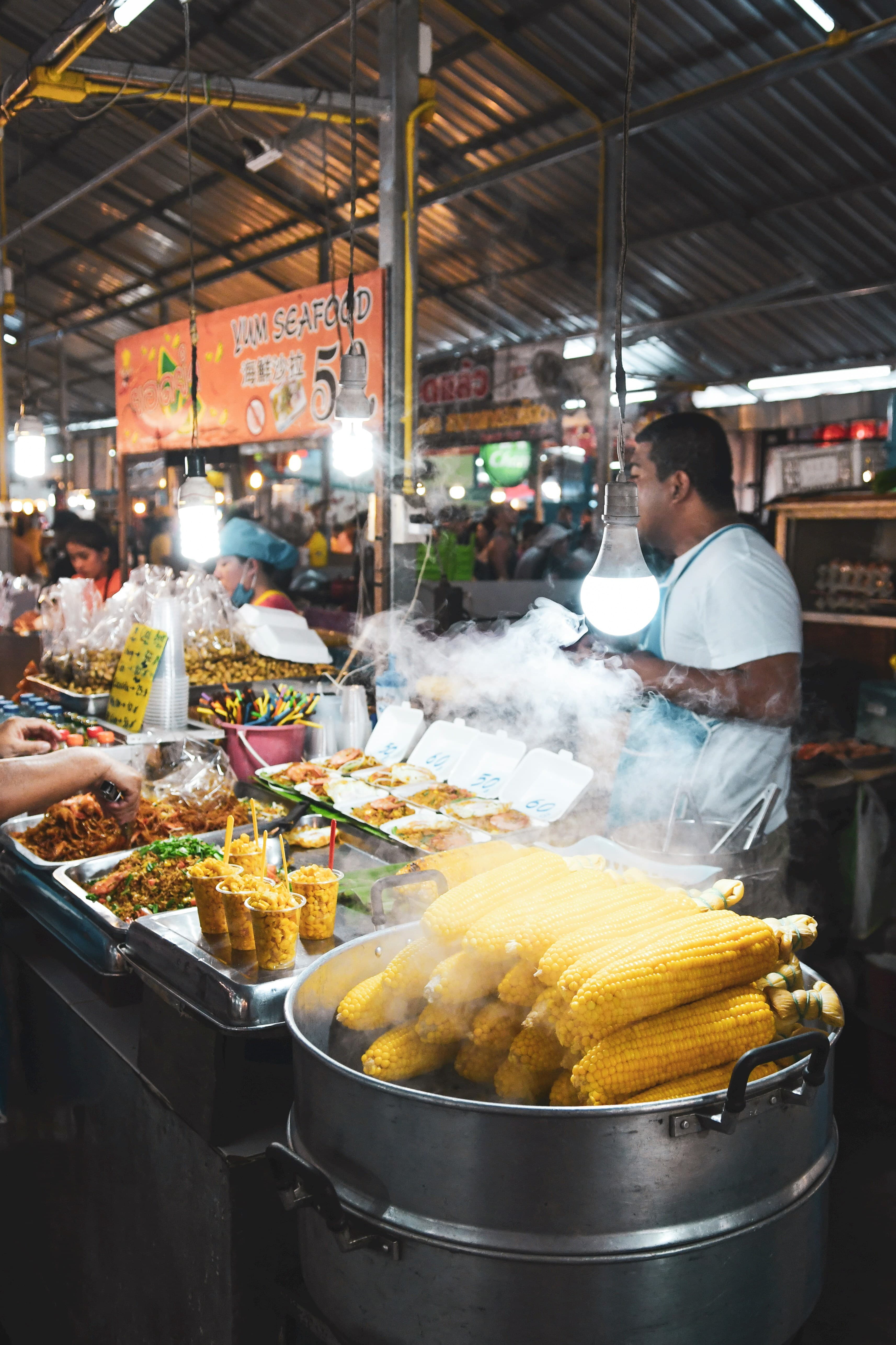 A food market in Phuket.