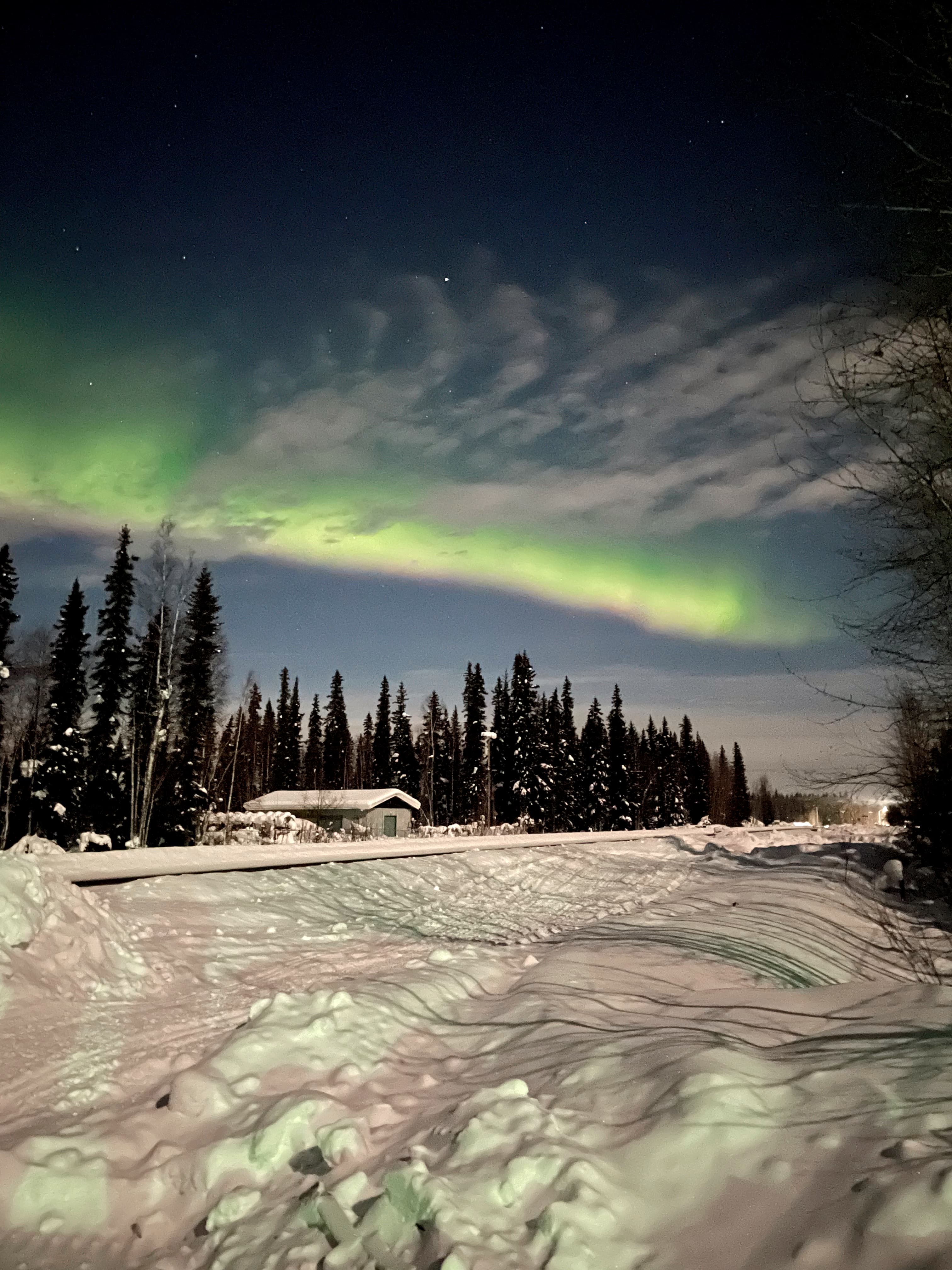 Beautiful view of Northern Lights