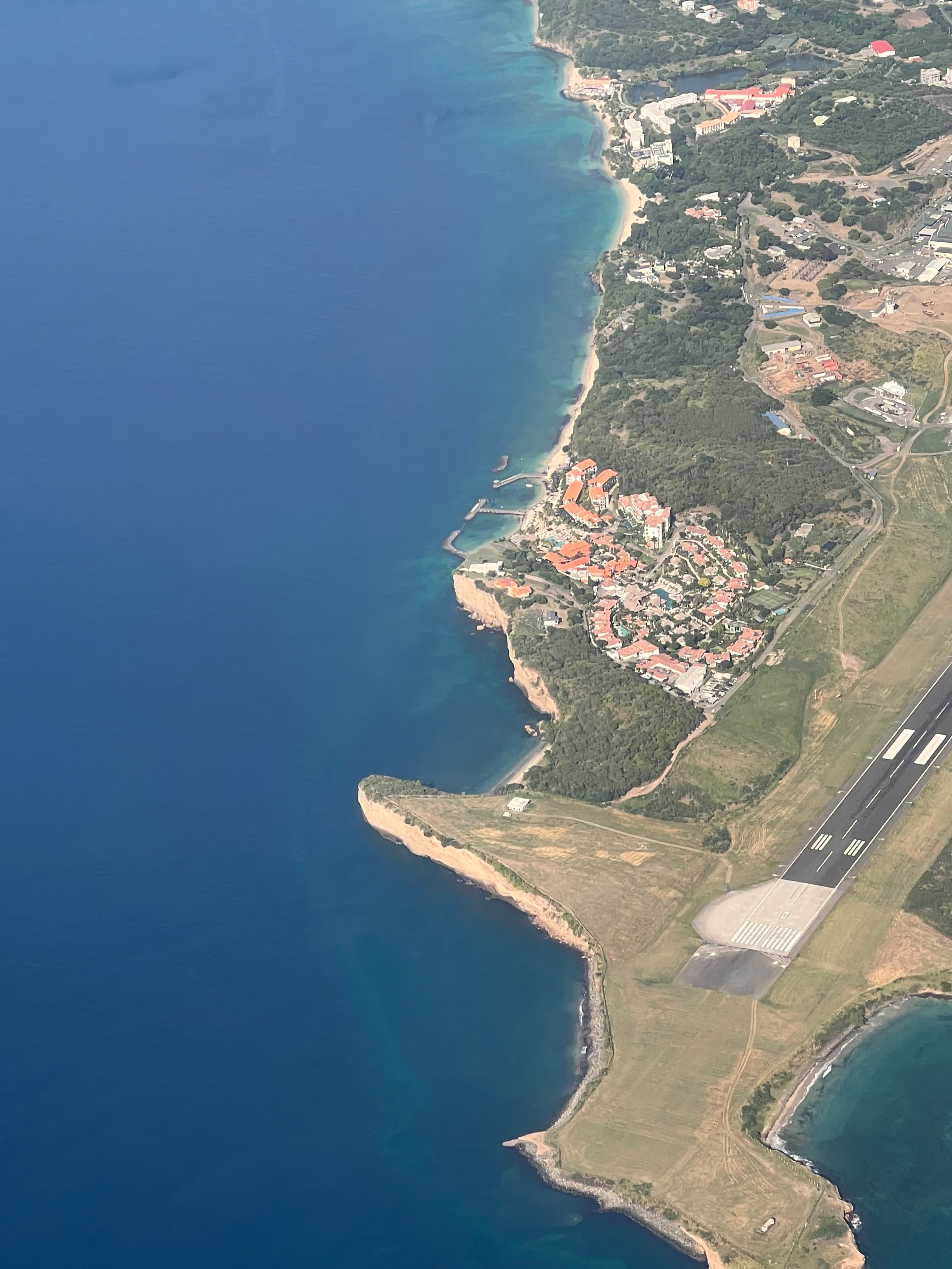 View of an Island runway