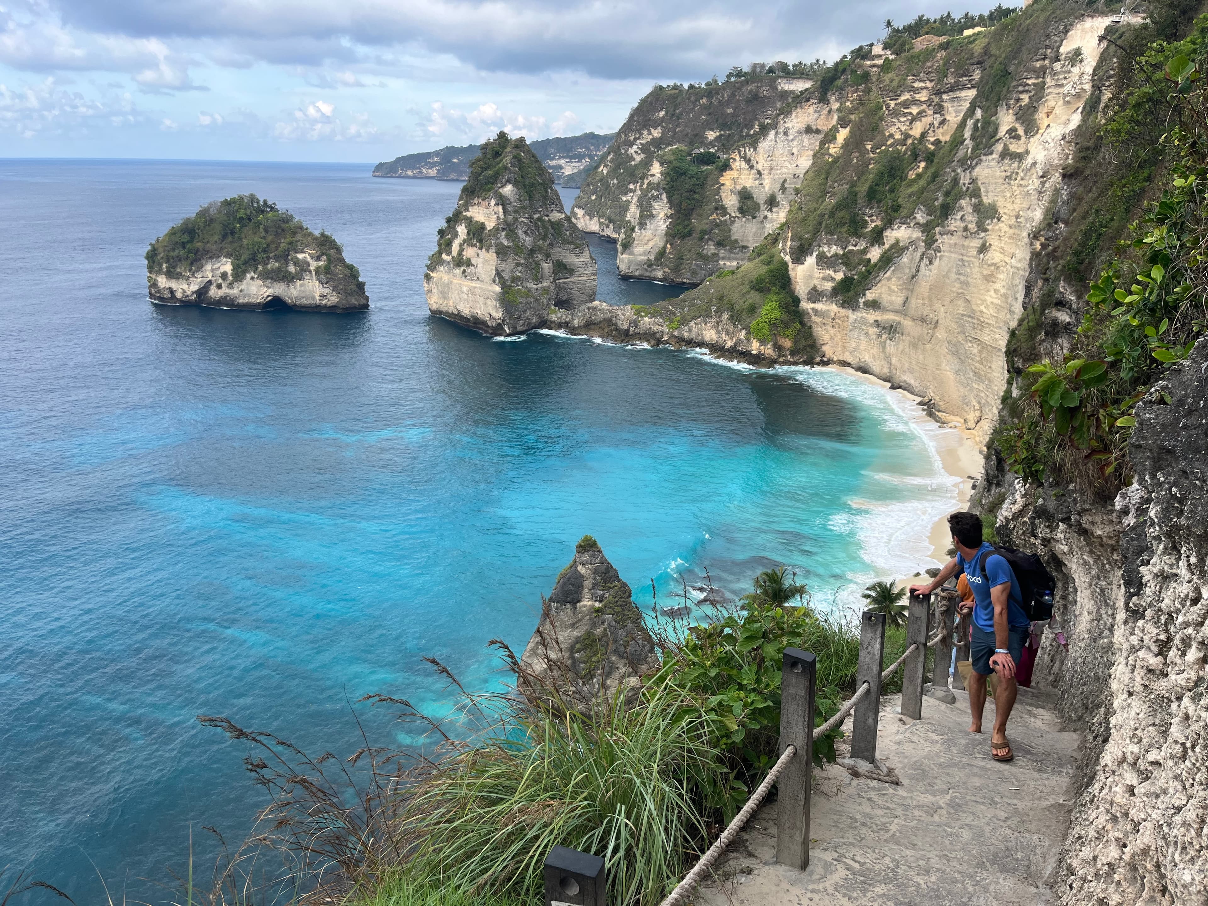 A beautiful view of Atuh Beach