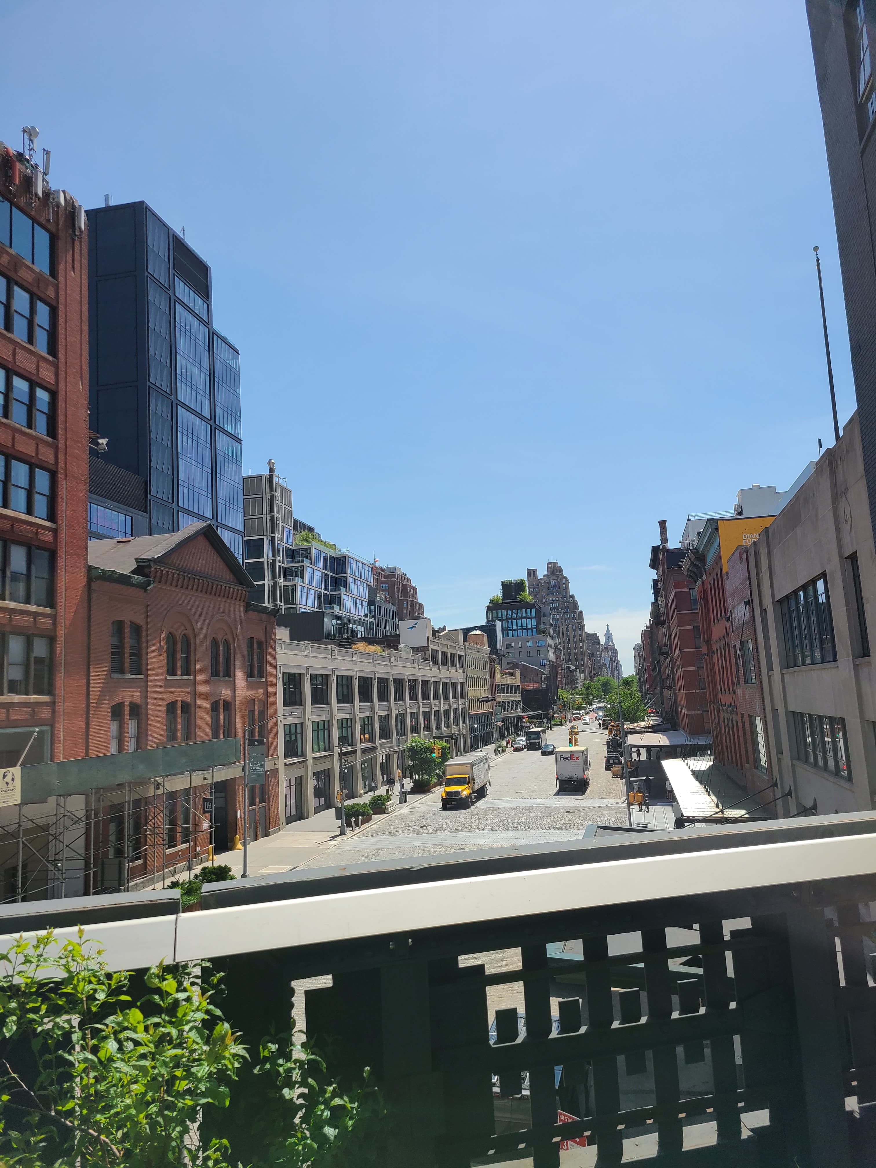 A view of new york street