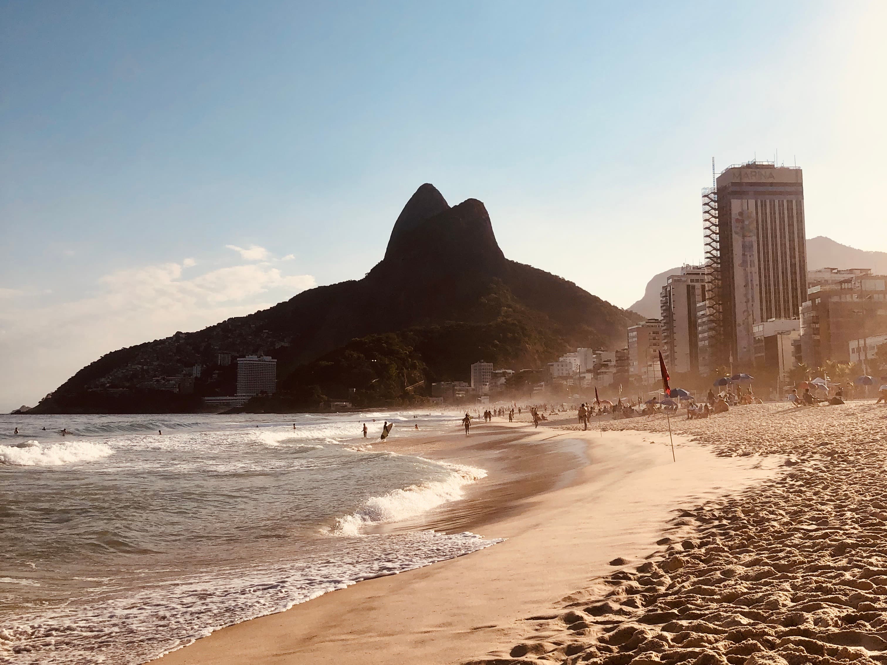 Beautiful view of the beach