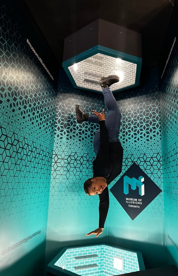 Picture of Asha at Museum of Illusion