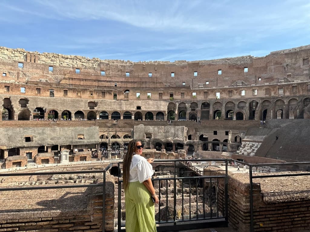 Picture of Asha at Colosseum