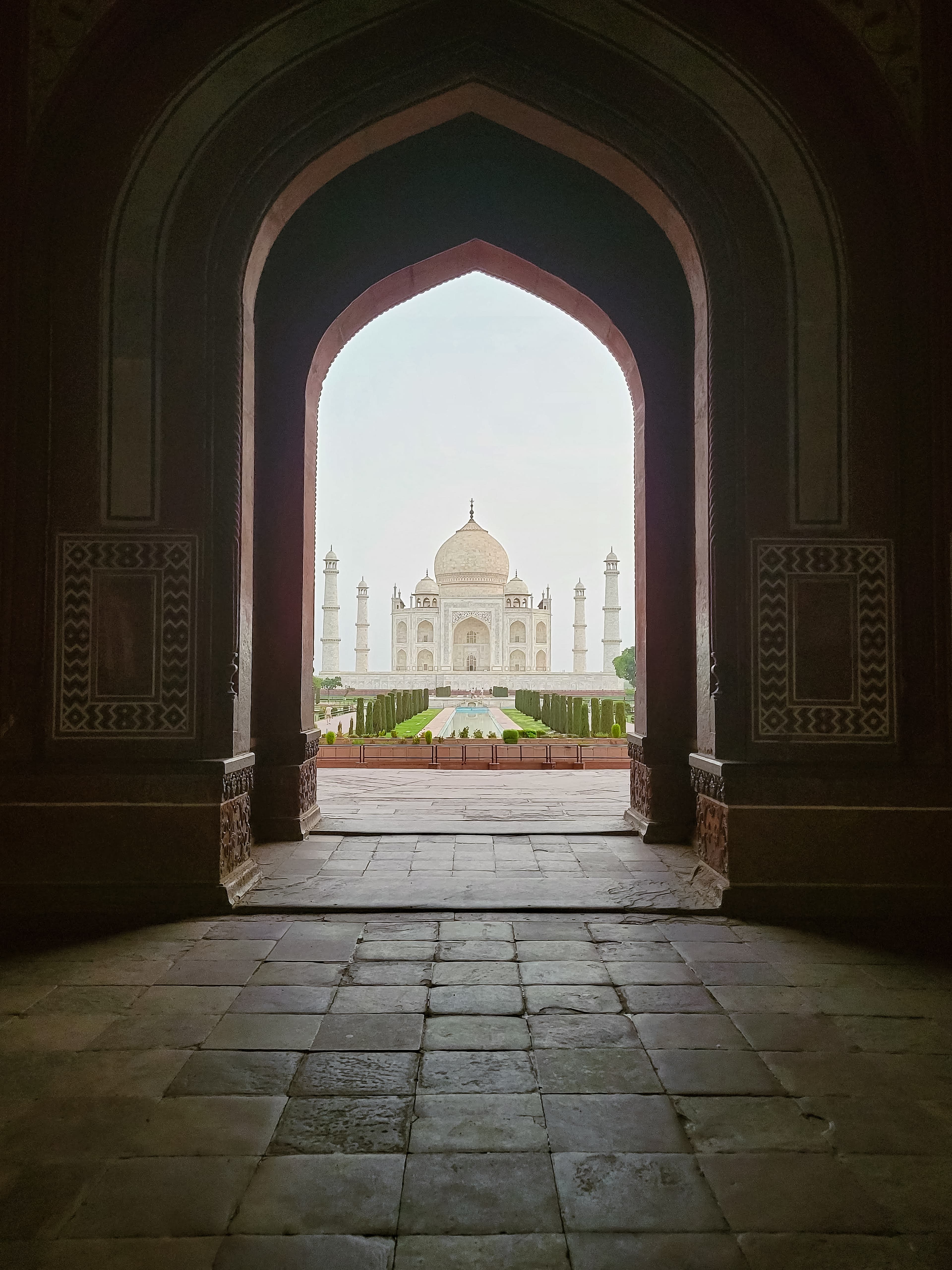 Beautiful View of Taj Entrance