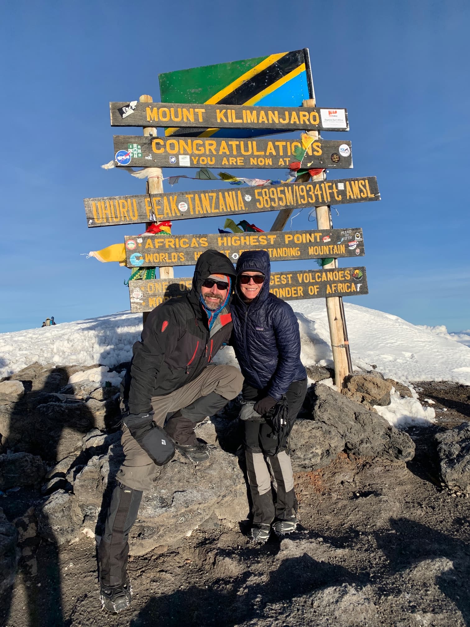 Hiked to the top of Mount Kilimanjaro