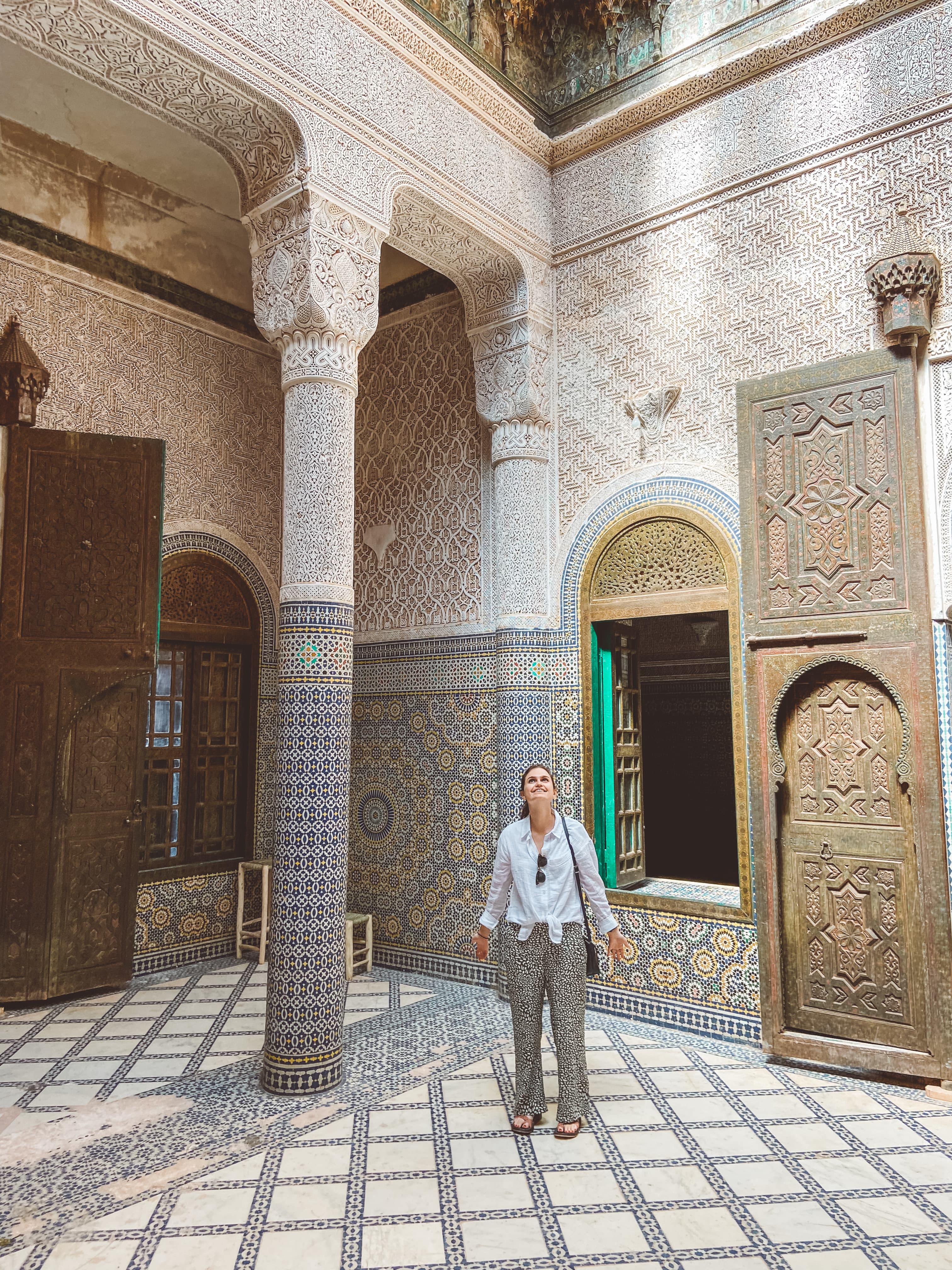 Beautiful view of Telouet kasbah