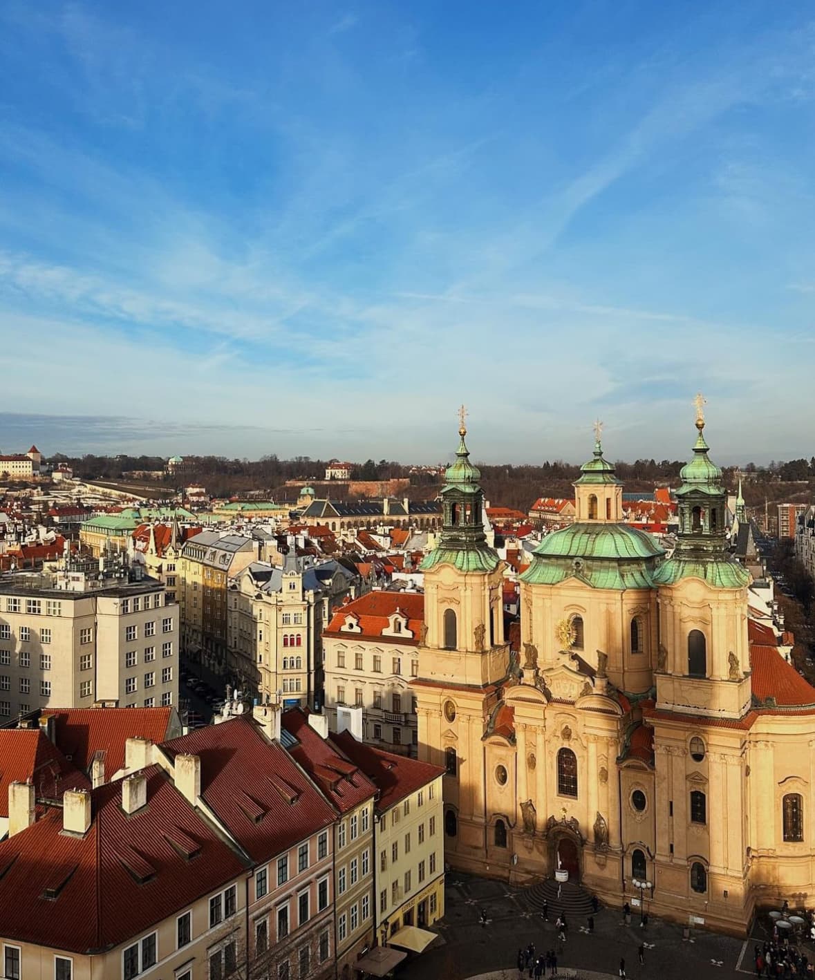 A beautiful view of St. Nicholas' Church