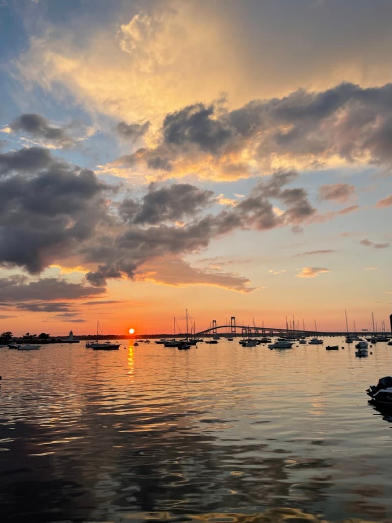 Beautiful view of sunset