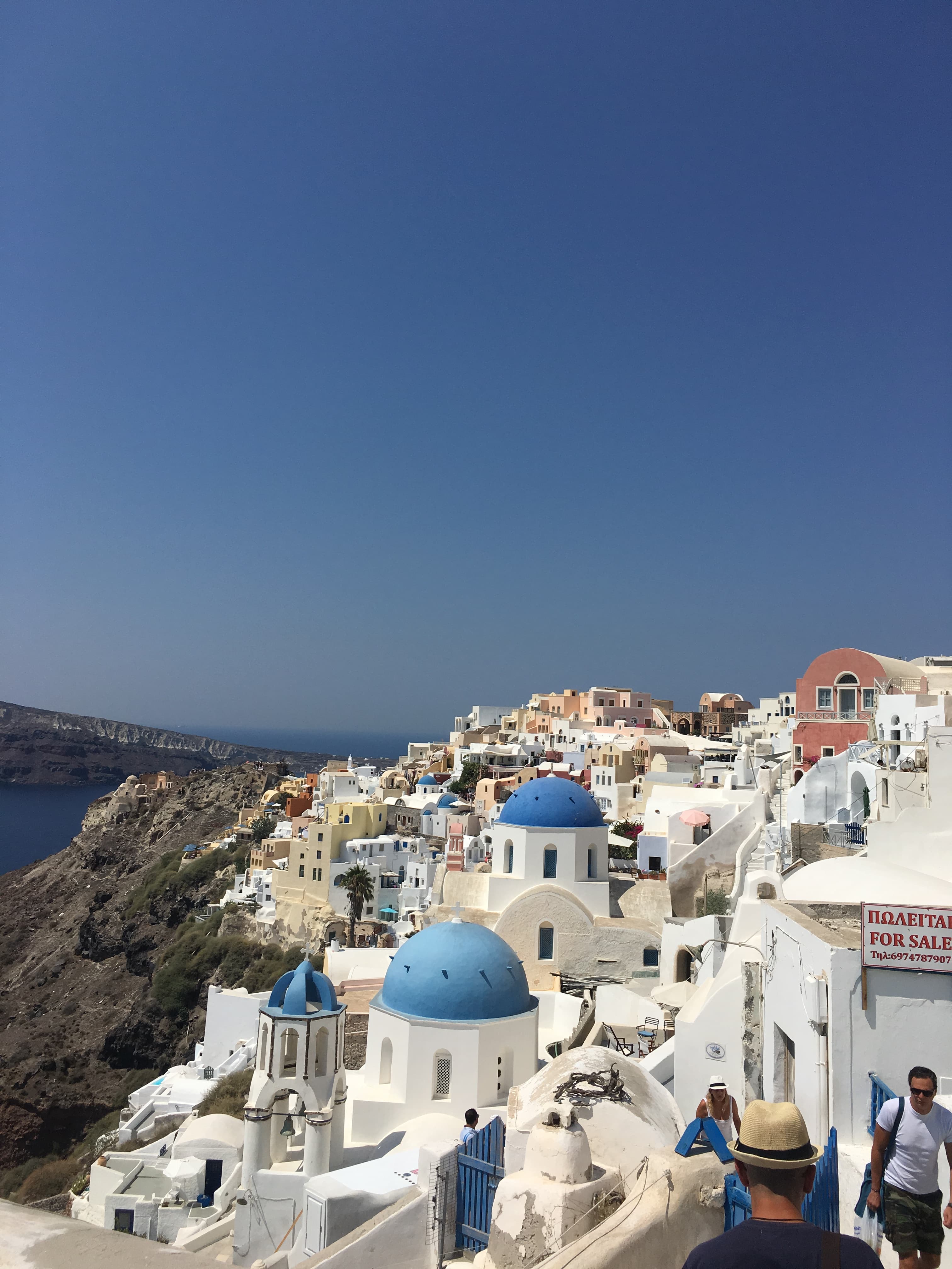 Beautiful view of Santorini