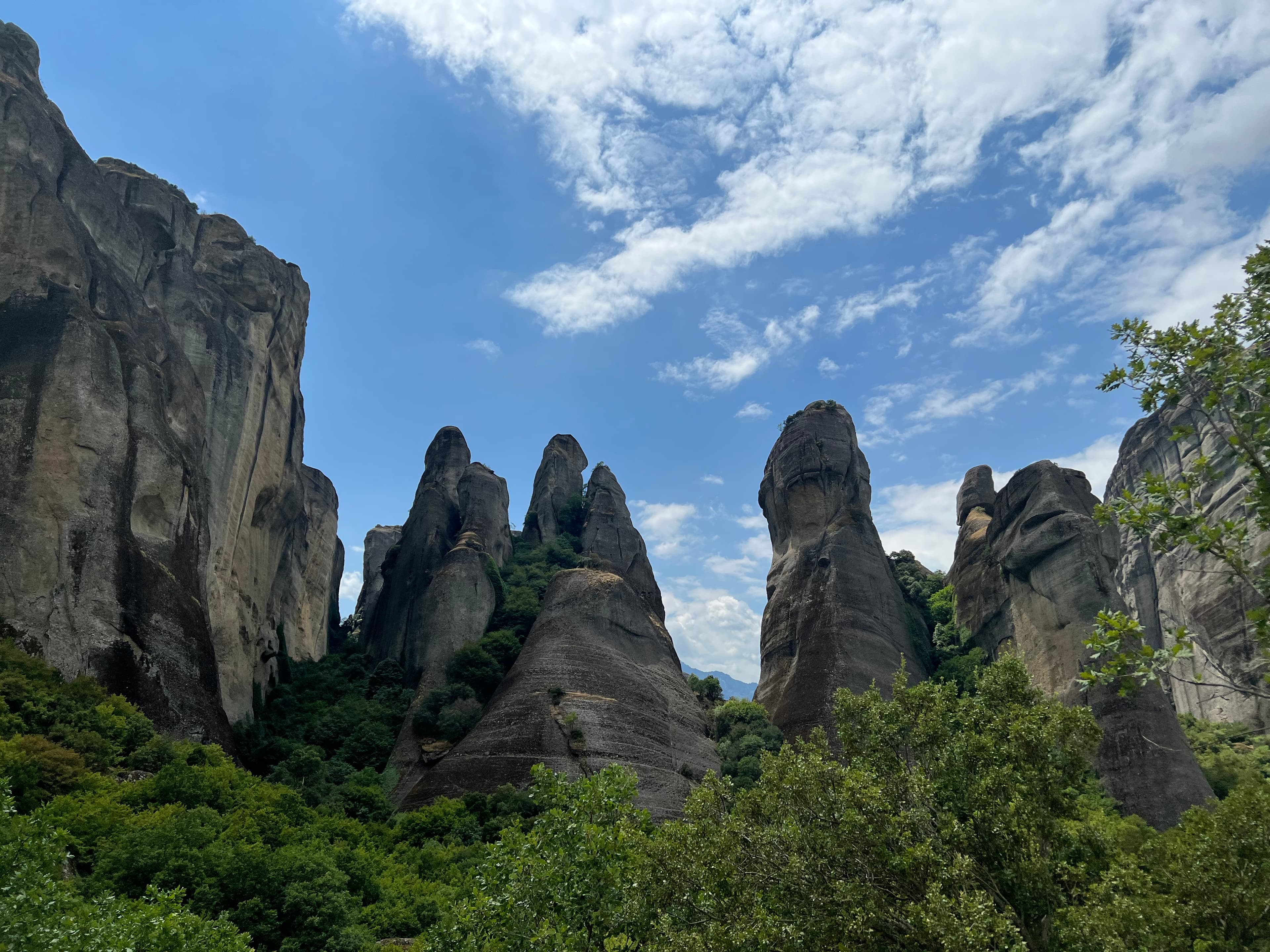 Beautiful view of Meteora