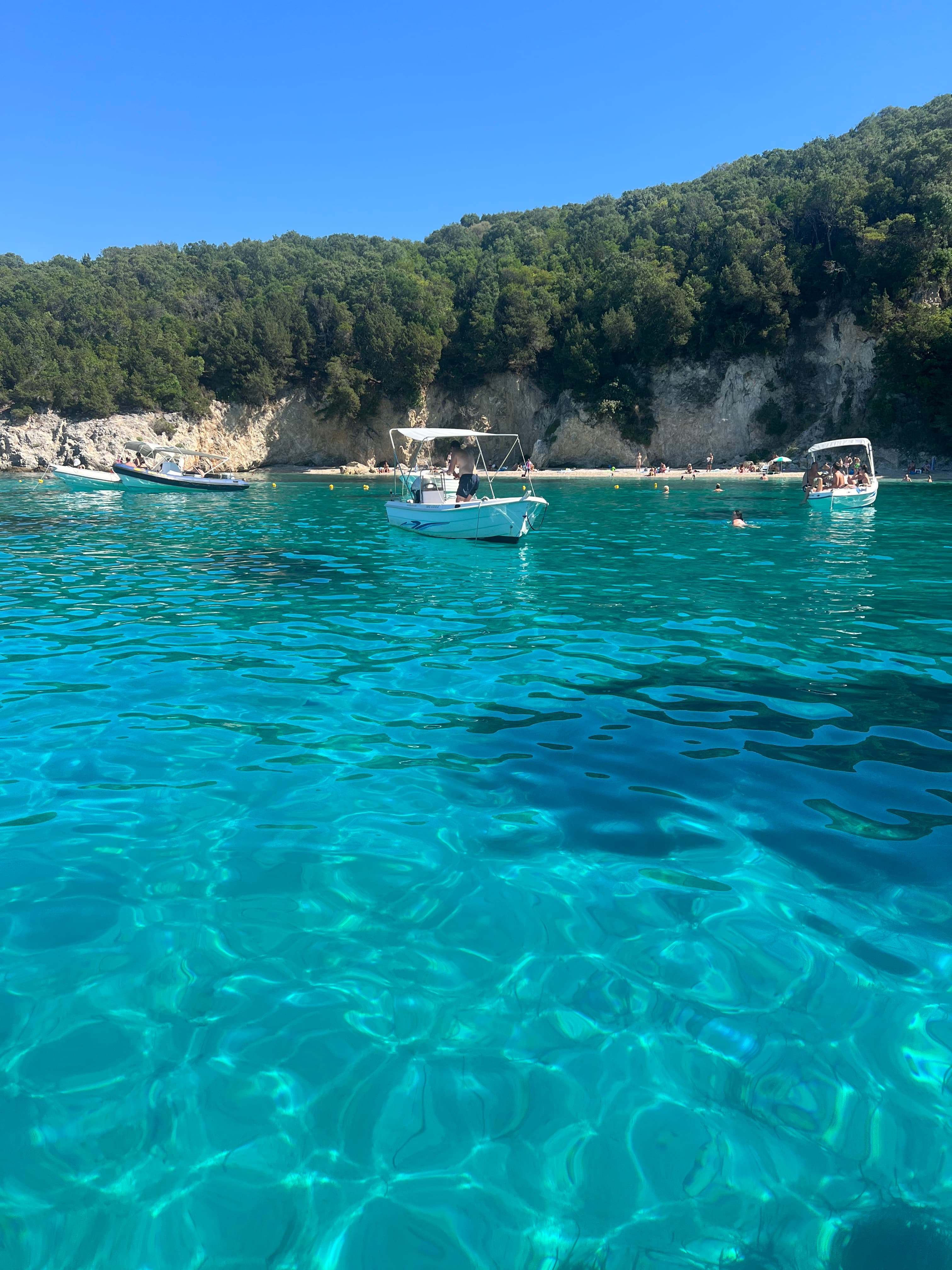 People sailing in the boats