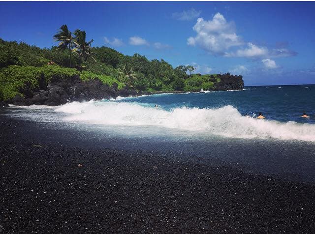 A beautiful view of Black Sand Beach