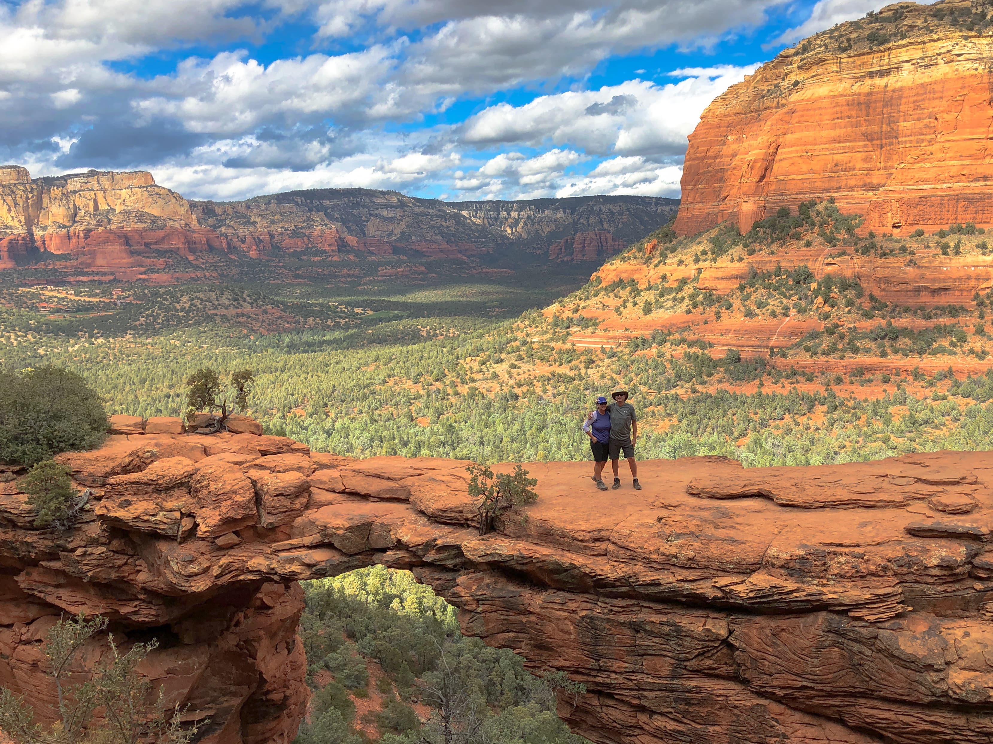 Picture of Jen at Devil's Bridge Trailhead