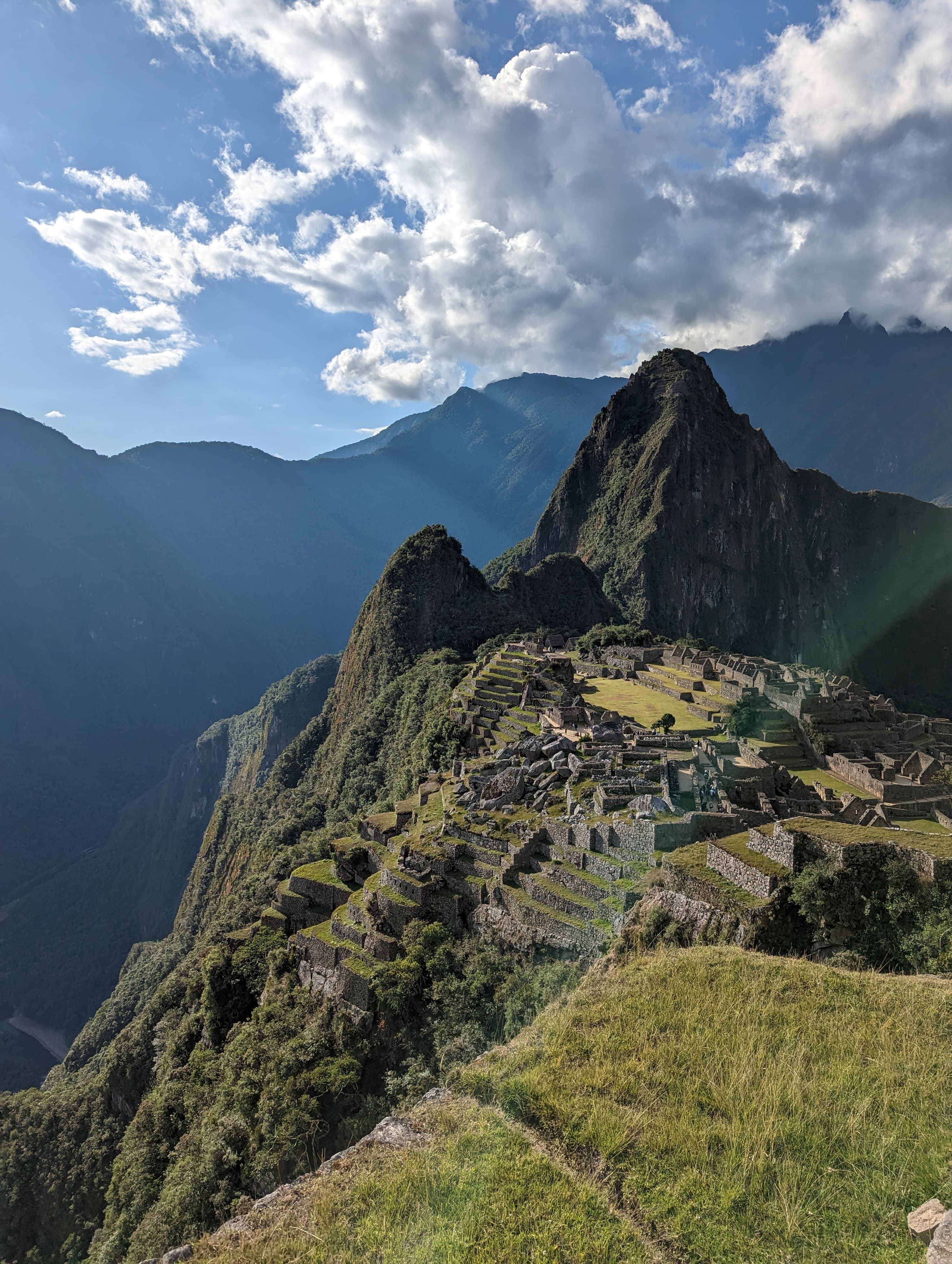 A beautiful view of Historic Sanctuary of Machu Picchu