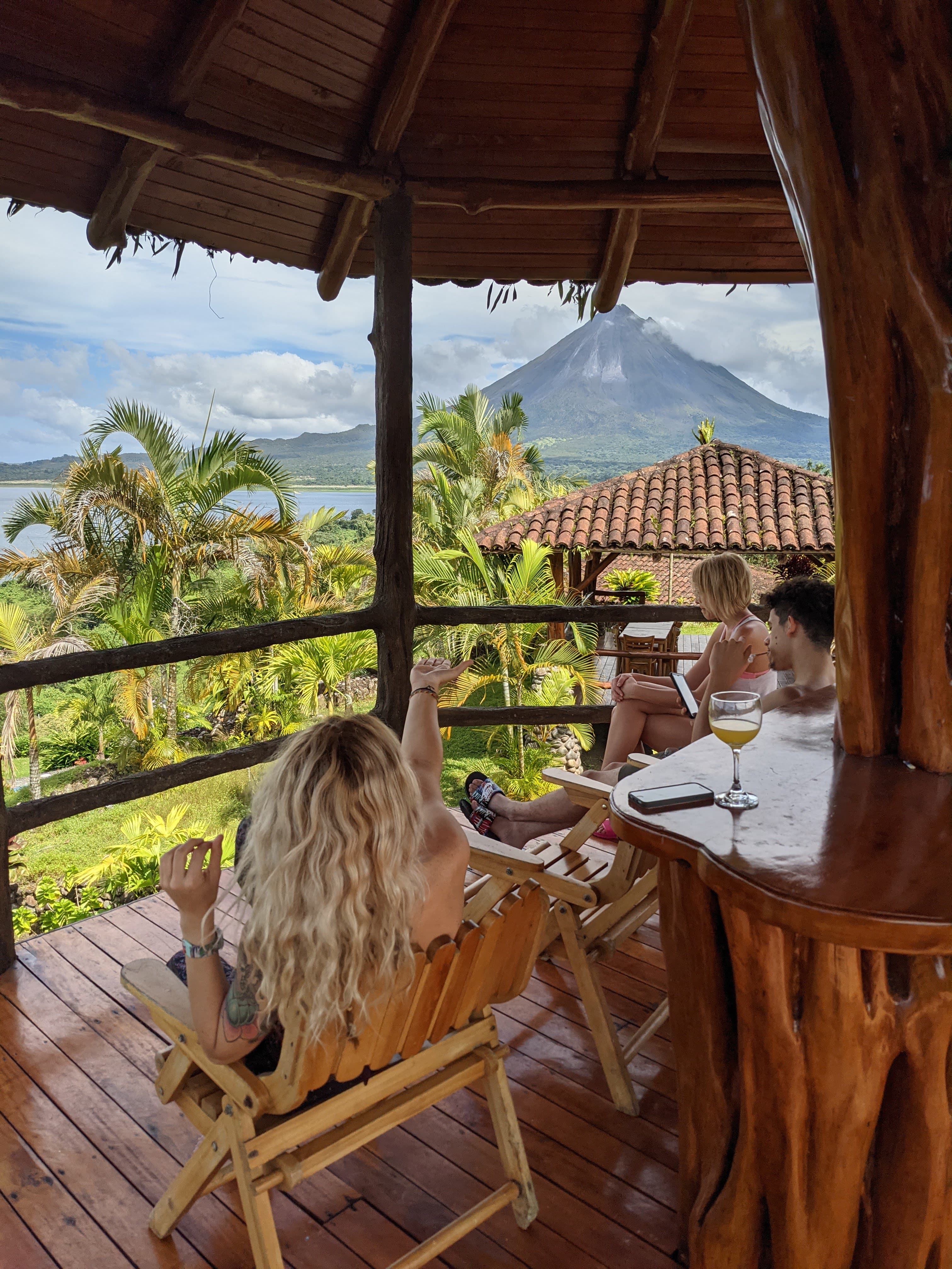 A beautiful view of resort
