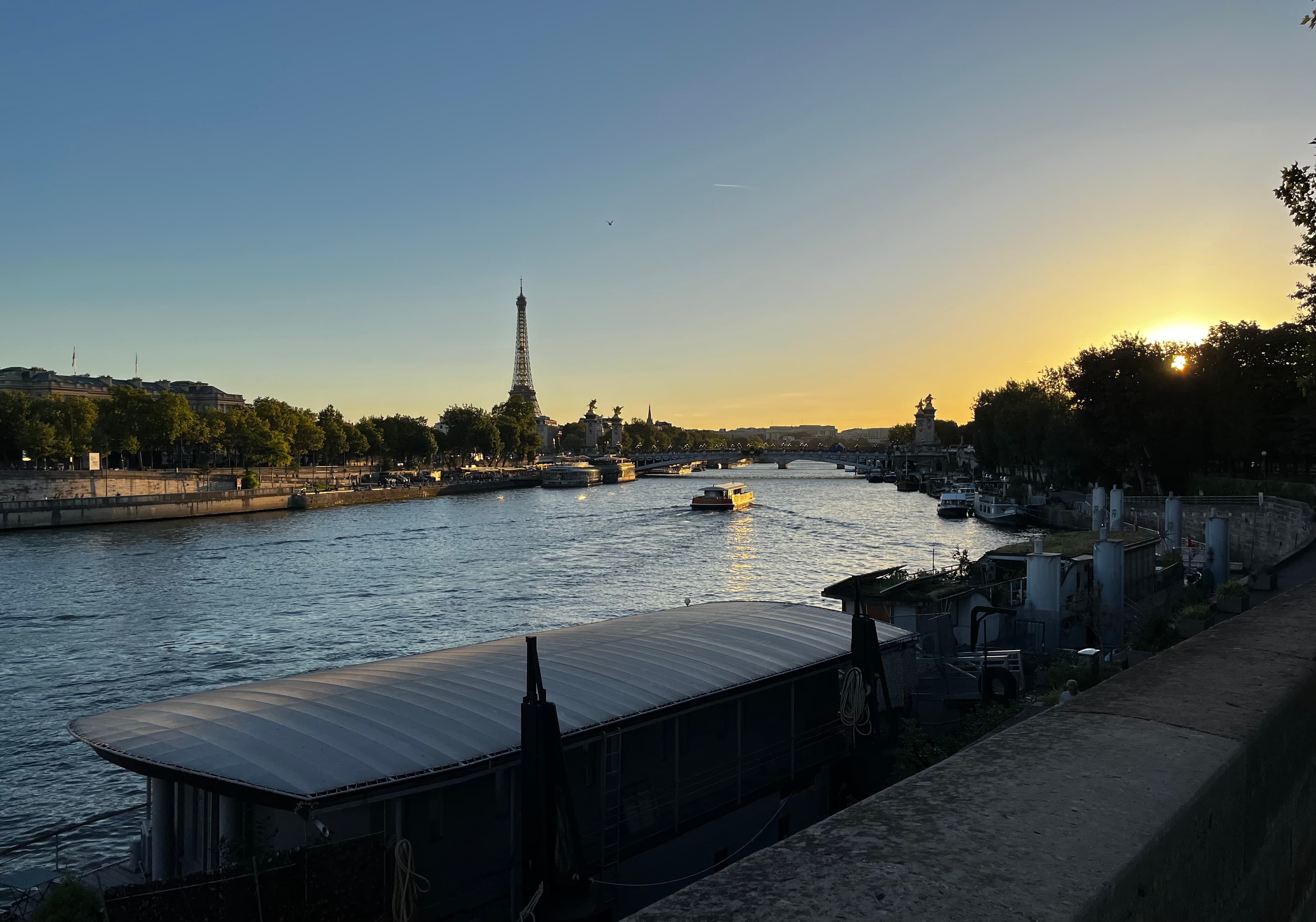 A beautiful view of Eiffle tower