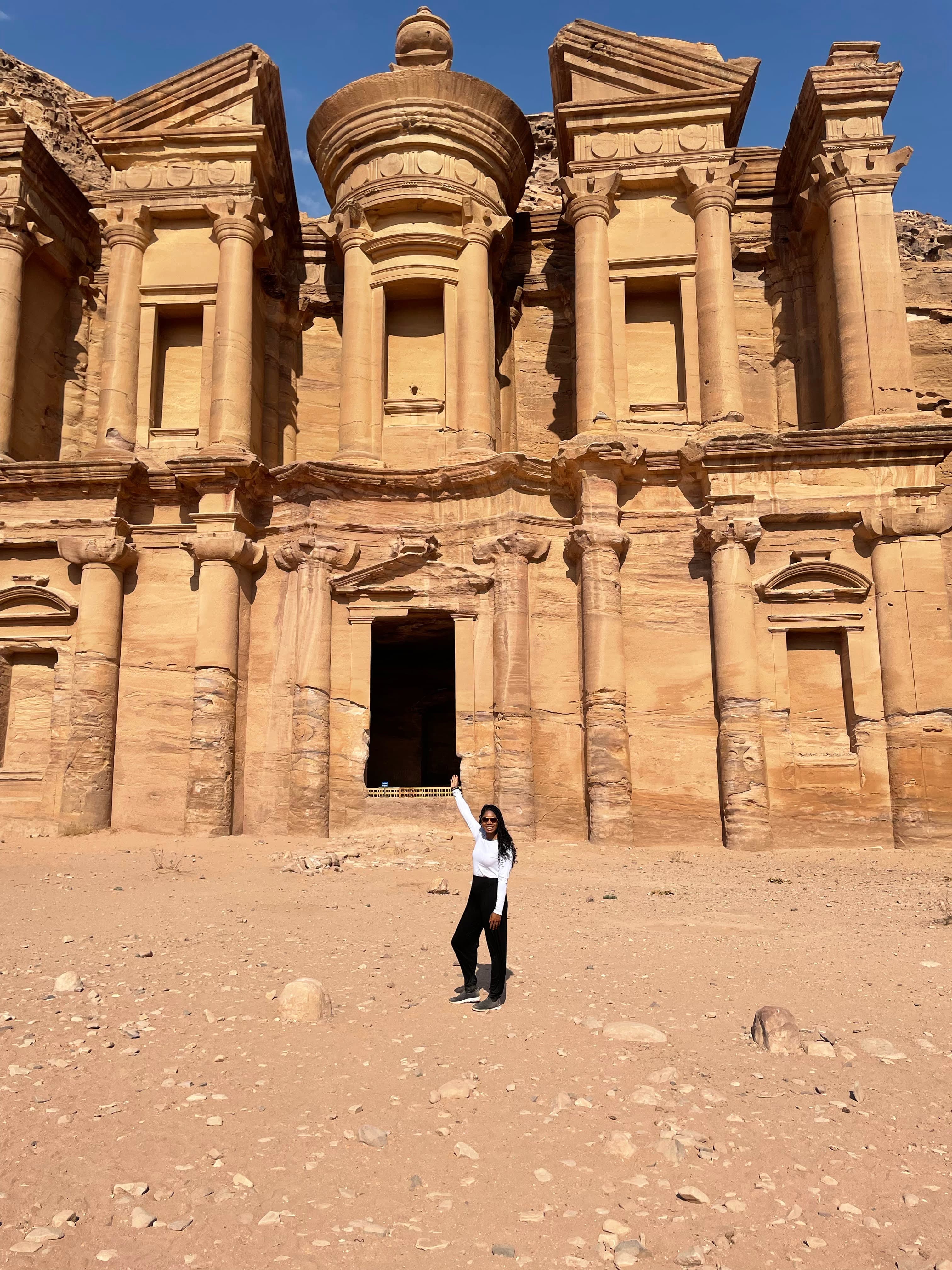 Visiting the archaeological site of Petra in Jordan