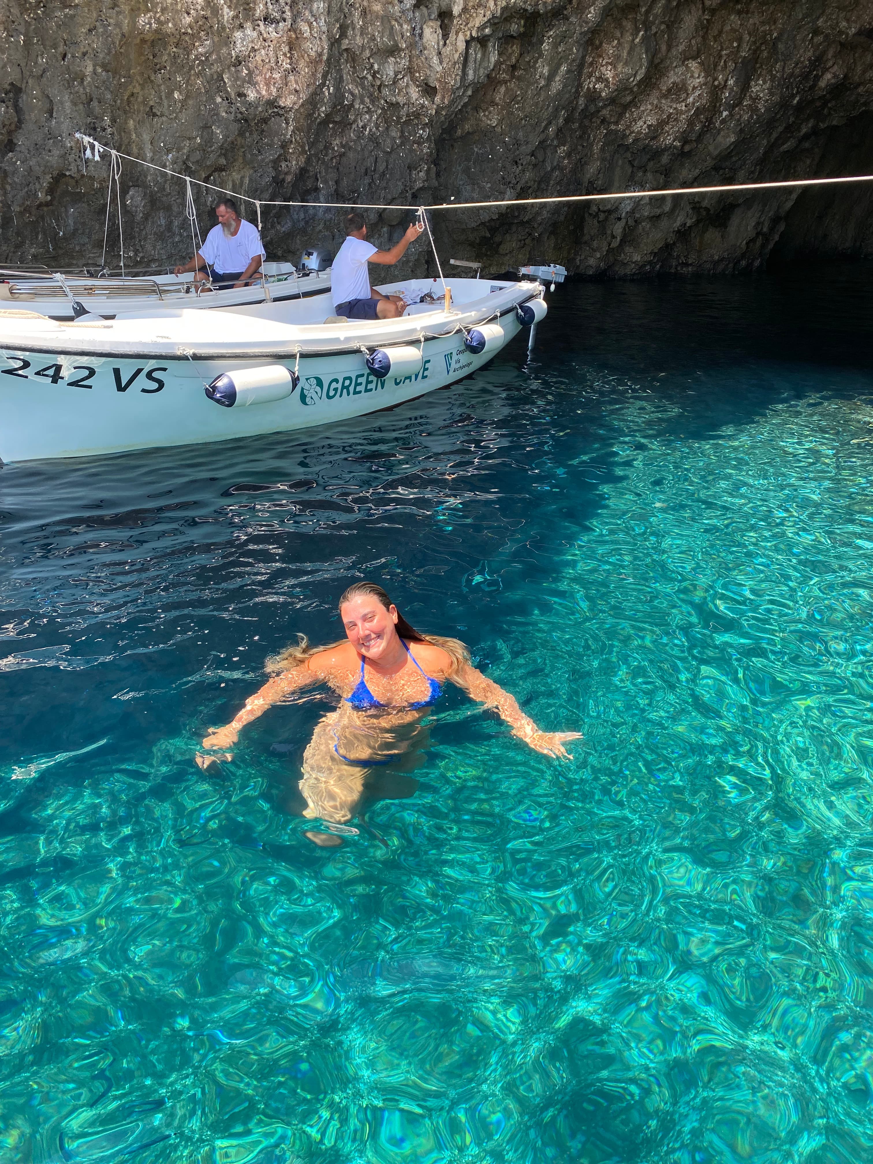 Picture of Kaylyn swimming in water