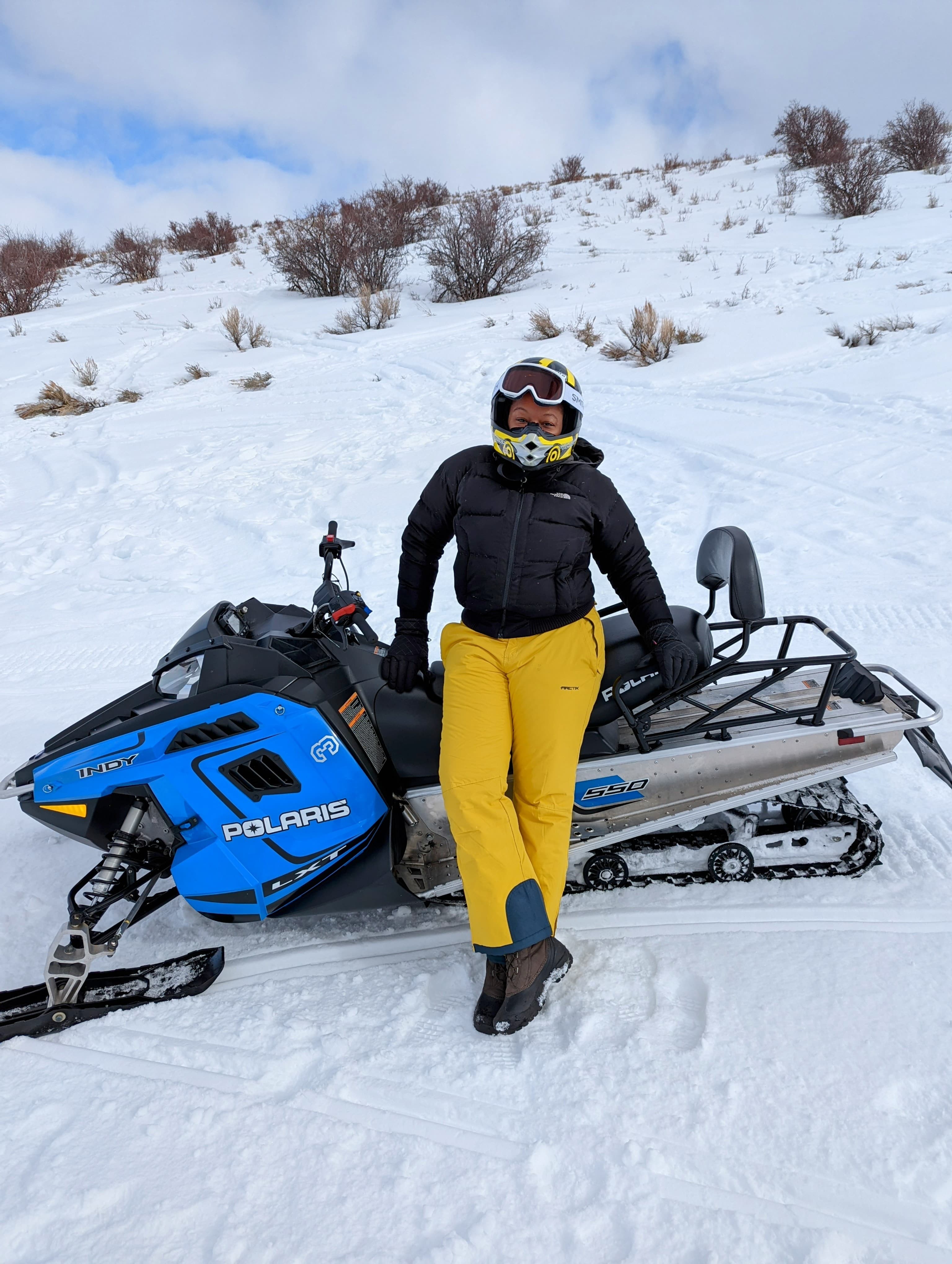Ready for a snowmobile ride