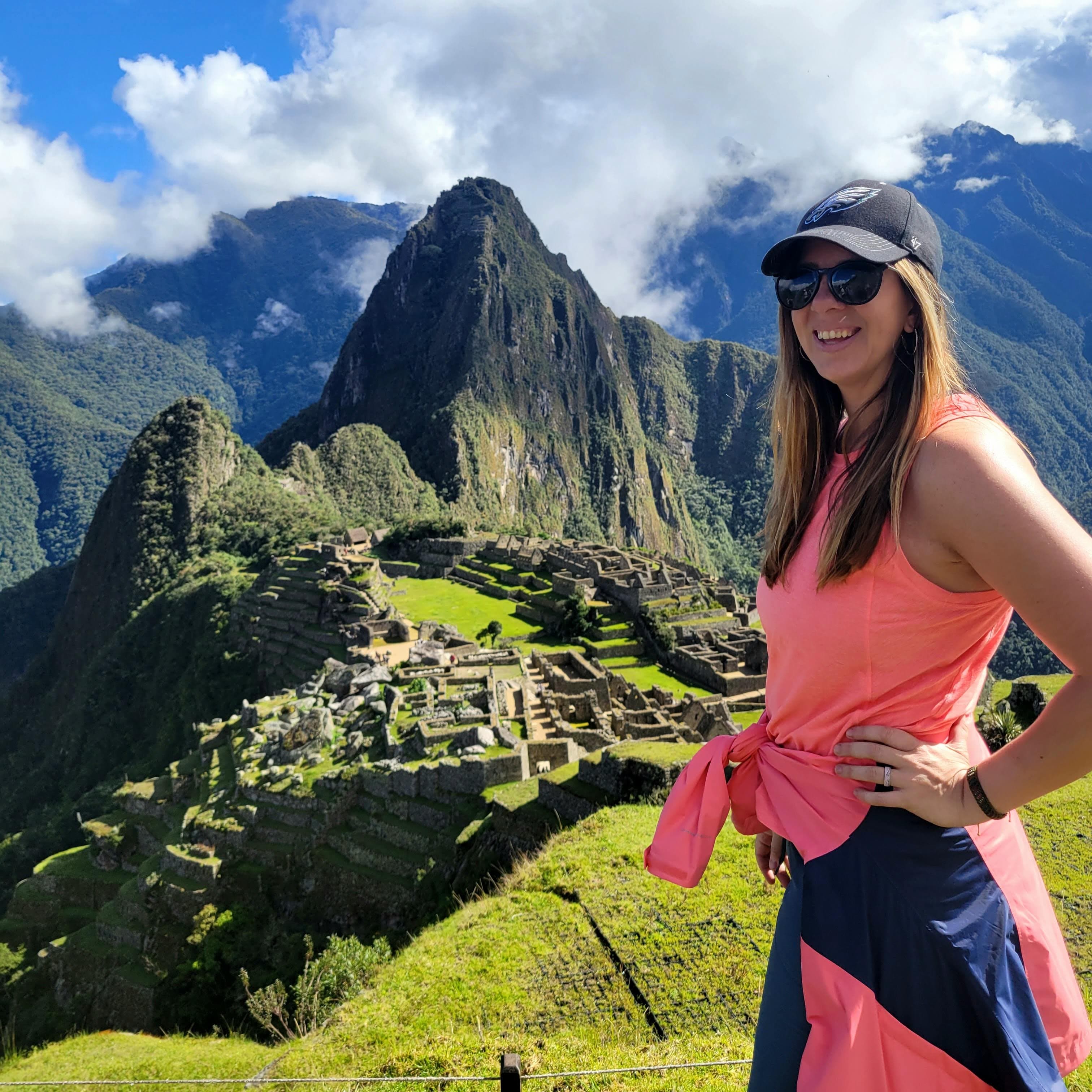 Taking in the beauty of the mountains