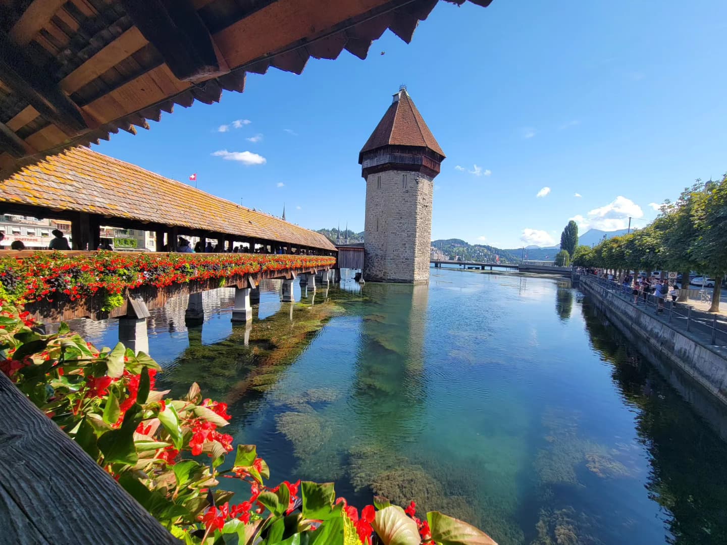 View of the Chapel Bridge